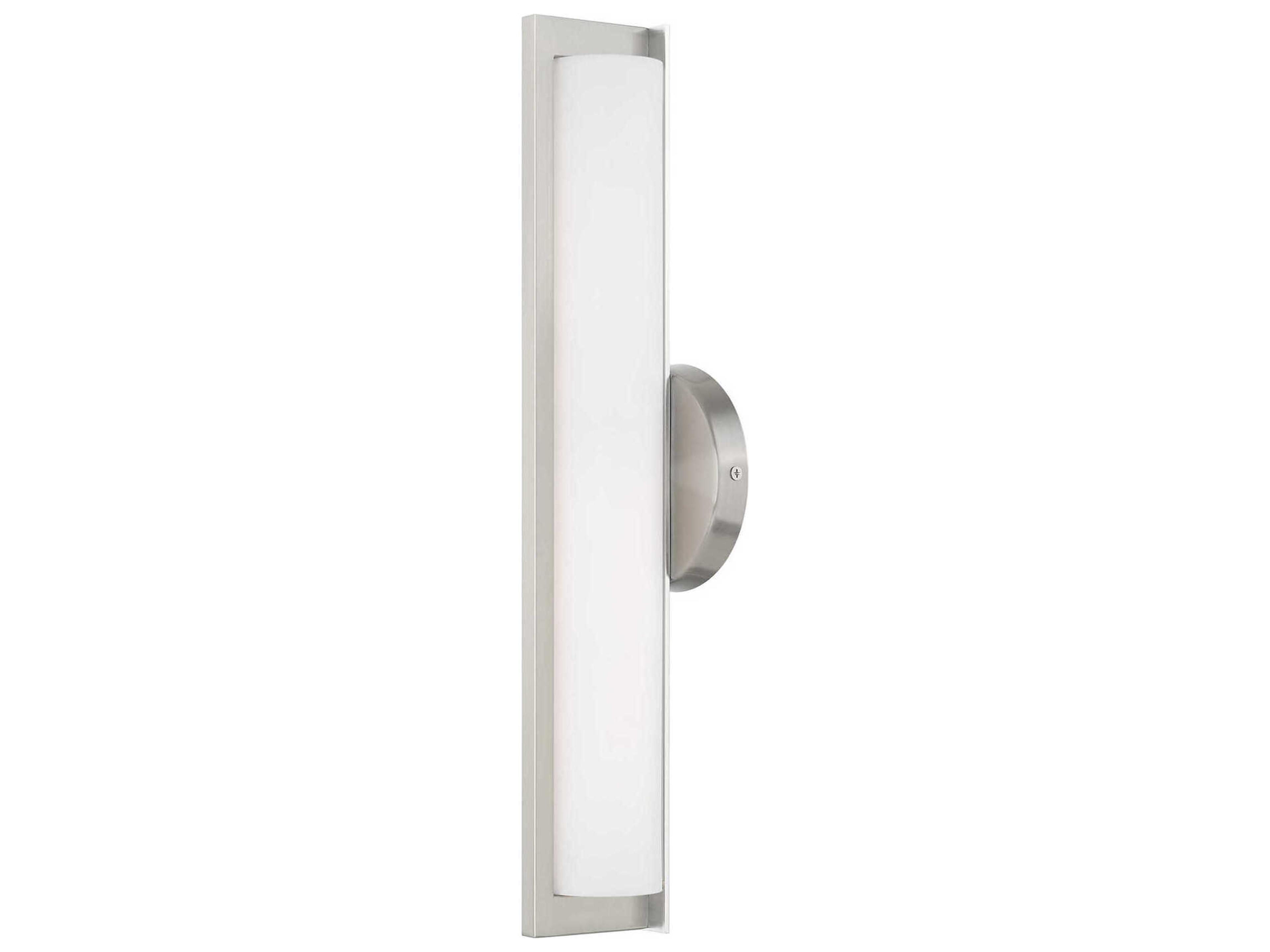 Livex Lighting Visby Brushed Nickel LED Wall Sconce