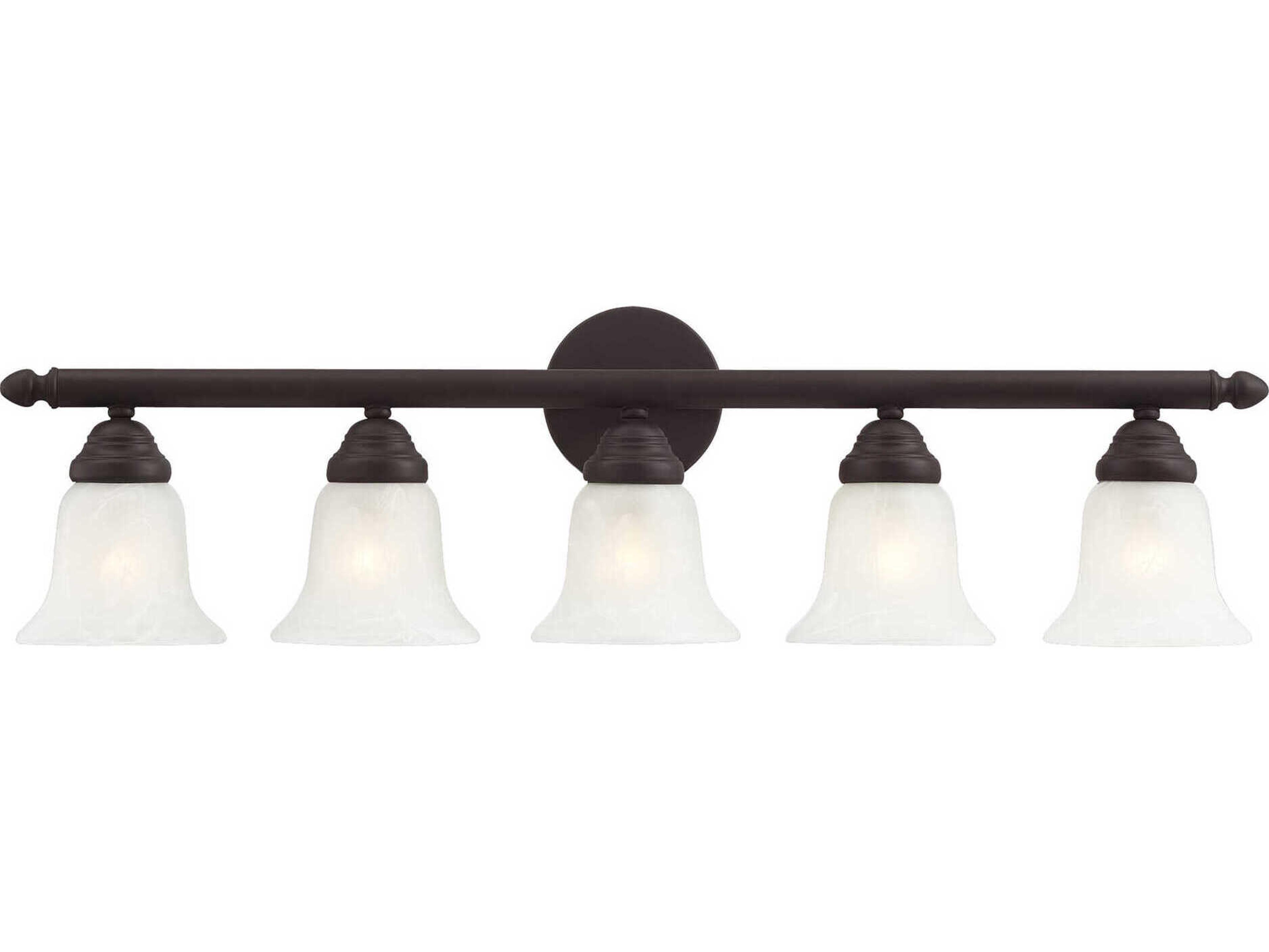 Livex Lighting Neptune 5-Light Bronze Glass Vanity Light