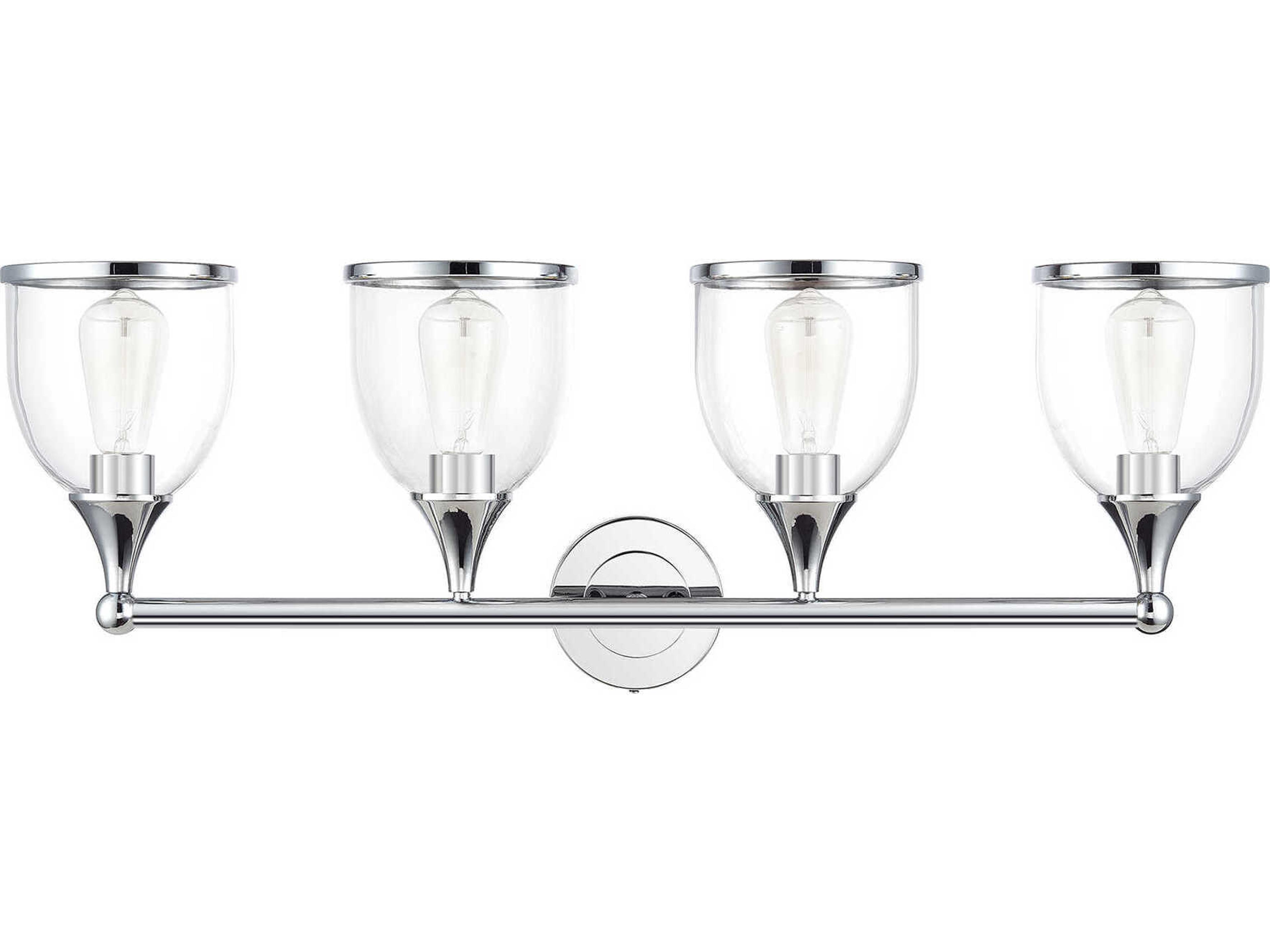 Livex Lighting Ashridge 4-Light Polished Chrome Vanity Light