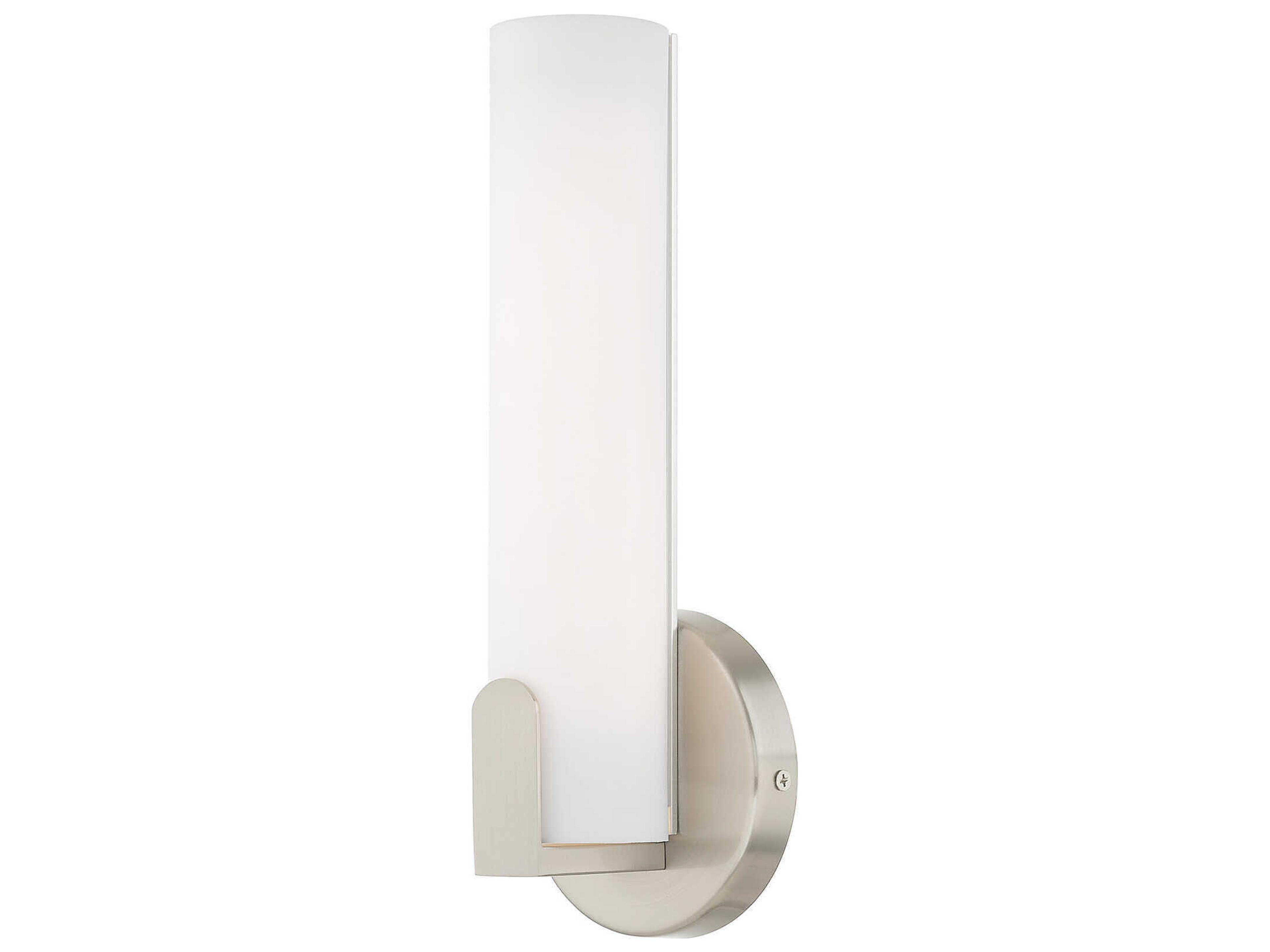 Livex Lighting Lund Brushed Nickel LED Wall Sconce