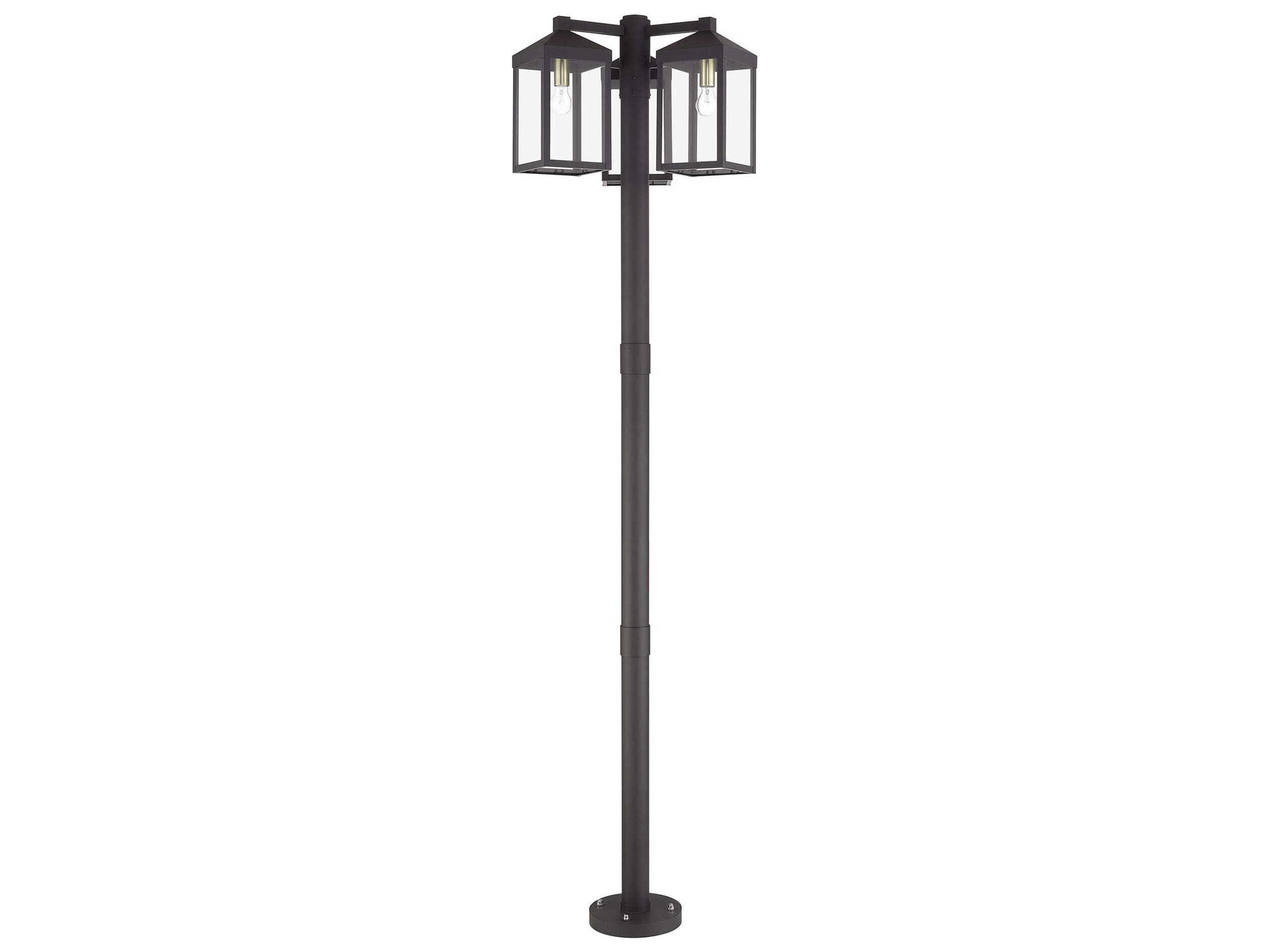 Livex Lighting Nyack 3-Light Outdoor Post Light
