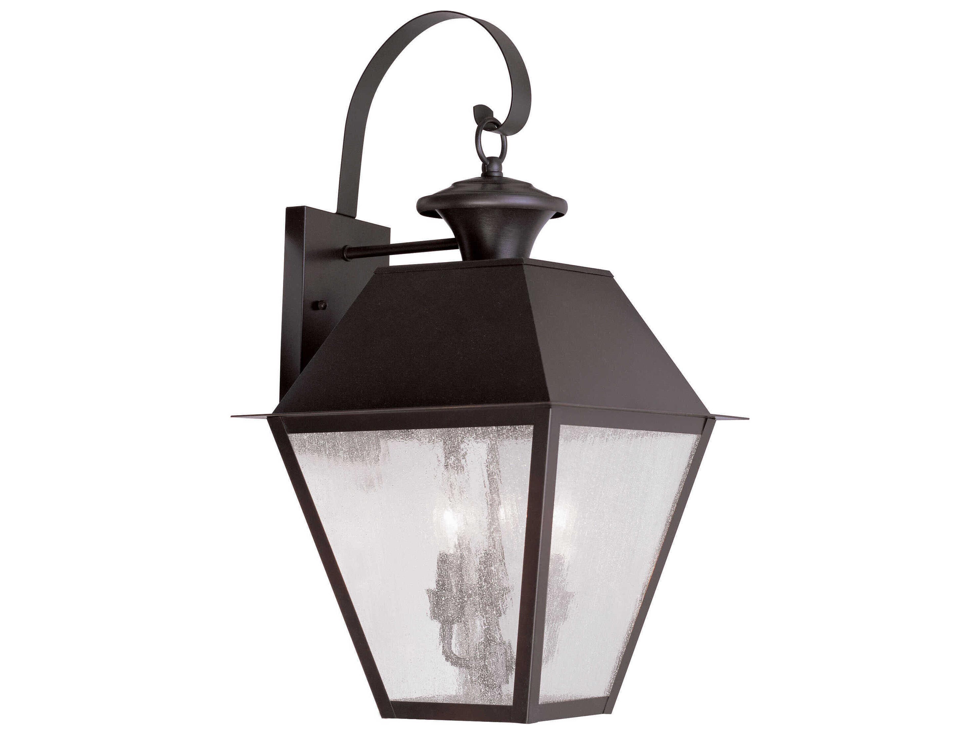 Livex Lighting Mansfield 3 - Light Outdoor Wall Light