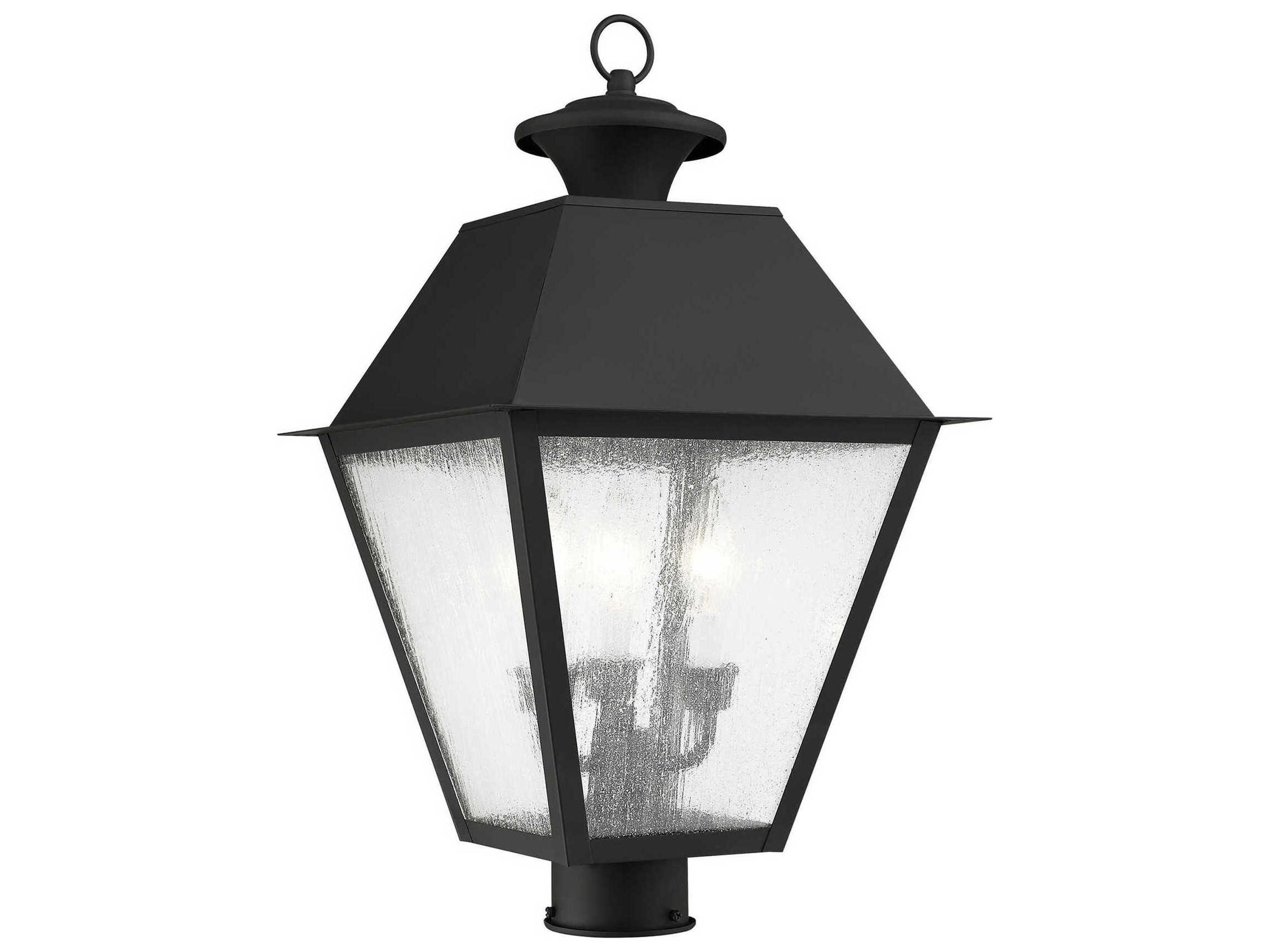 Livex Lighting Mansfield 3 - Light Outdoor Post Light