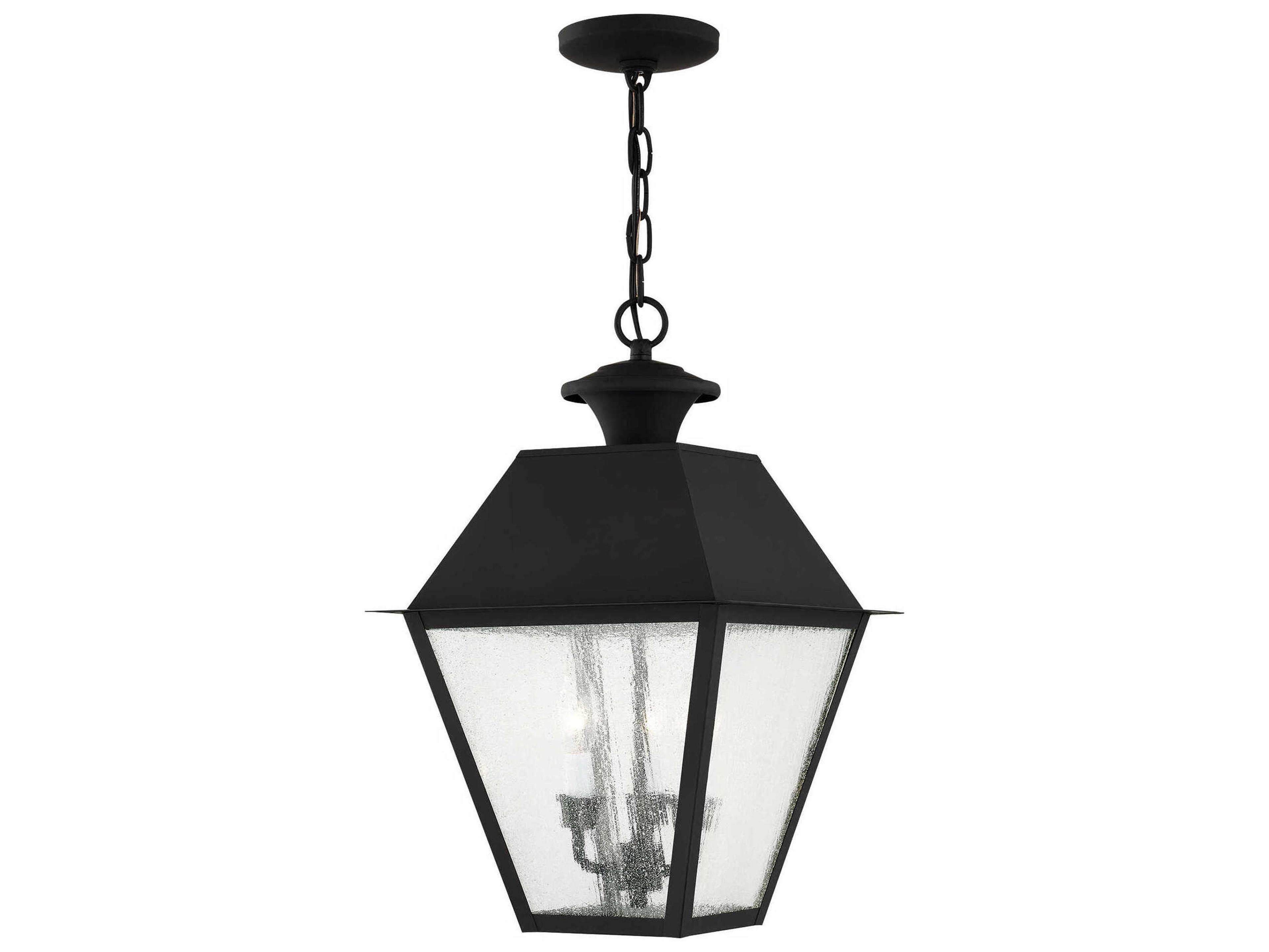 Livex Lighting Mansfield 3 - Light Outdoor Ceiling Light