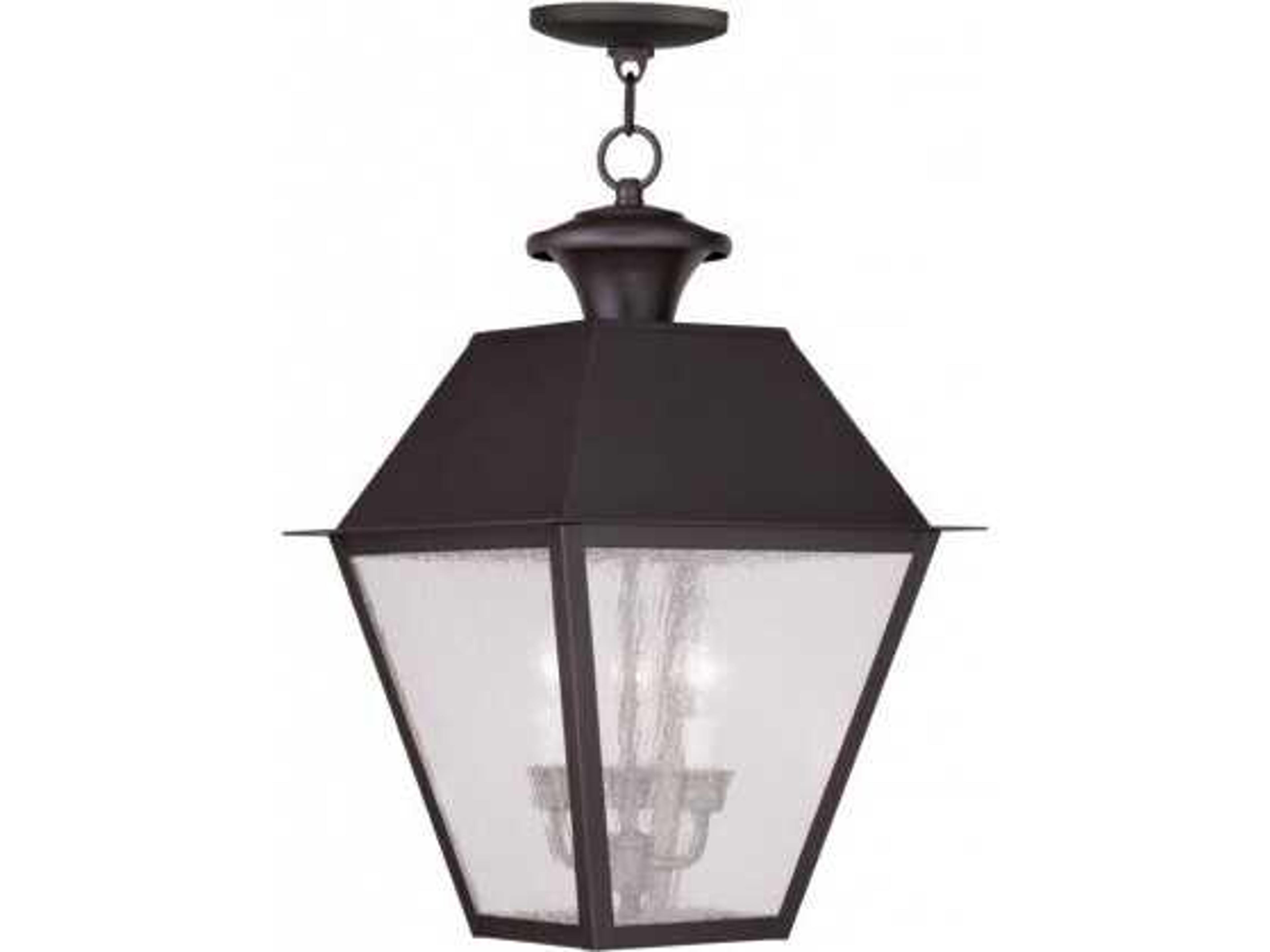 Livex Lighting Mansfield 3-light Outdoor Hanging Light