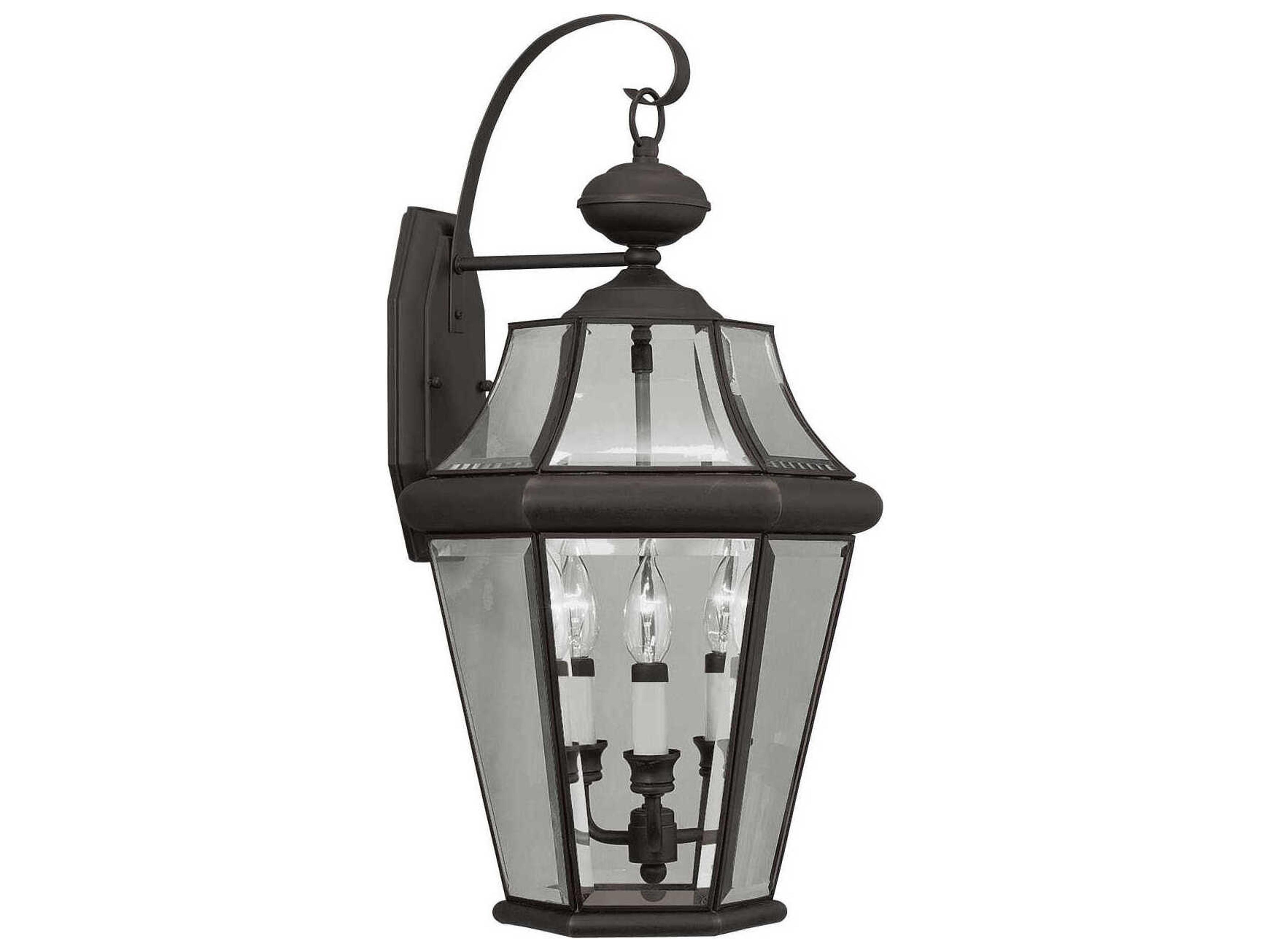 Livex Lighting Georgetown 3 - Light Outdoor Wall Light