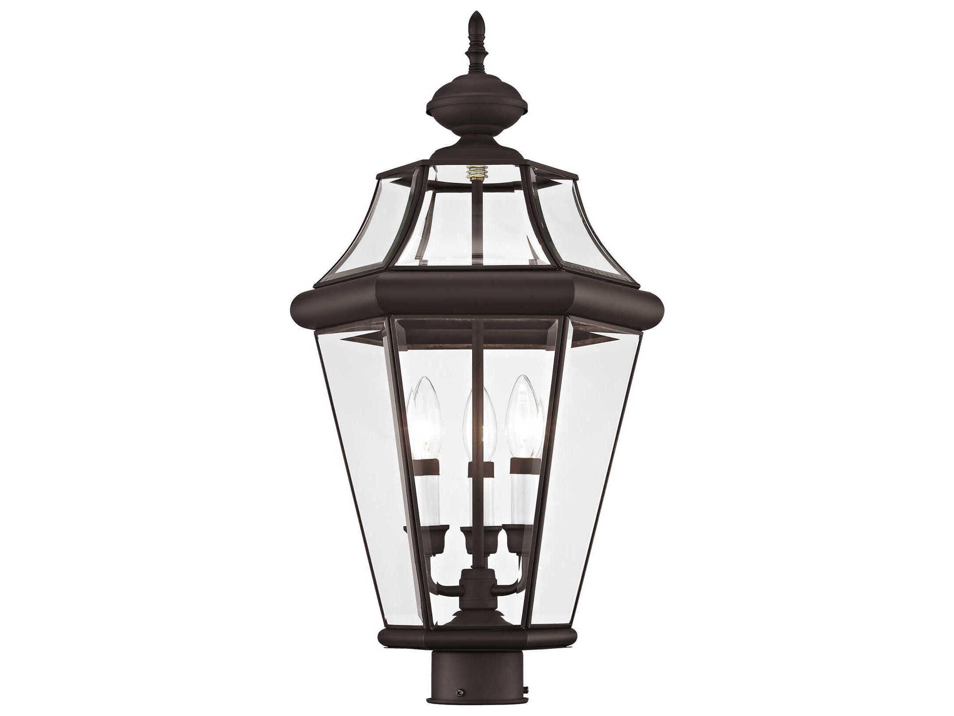 Livex Lighting Georgetown 3 - Light Outdoor Post Light