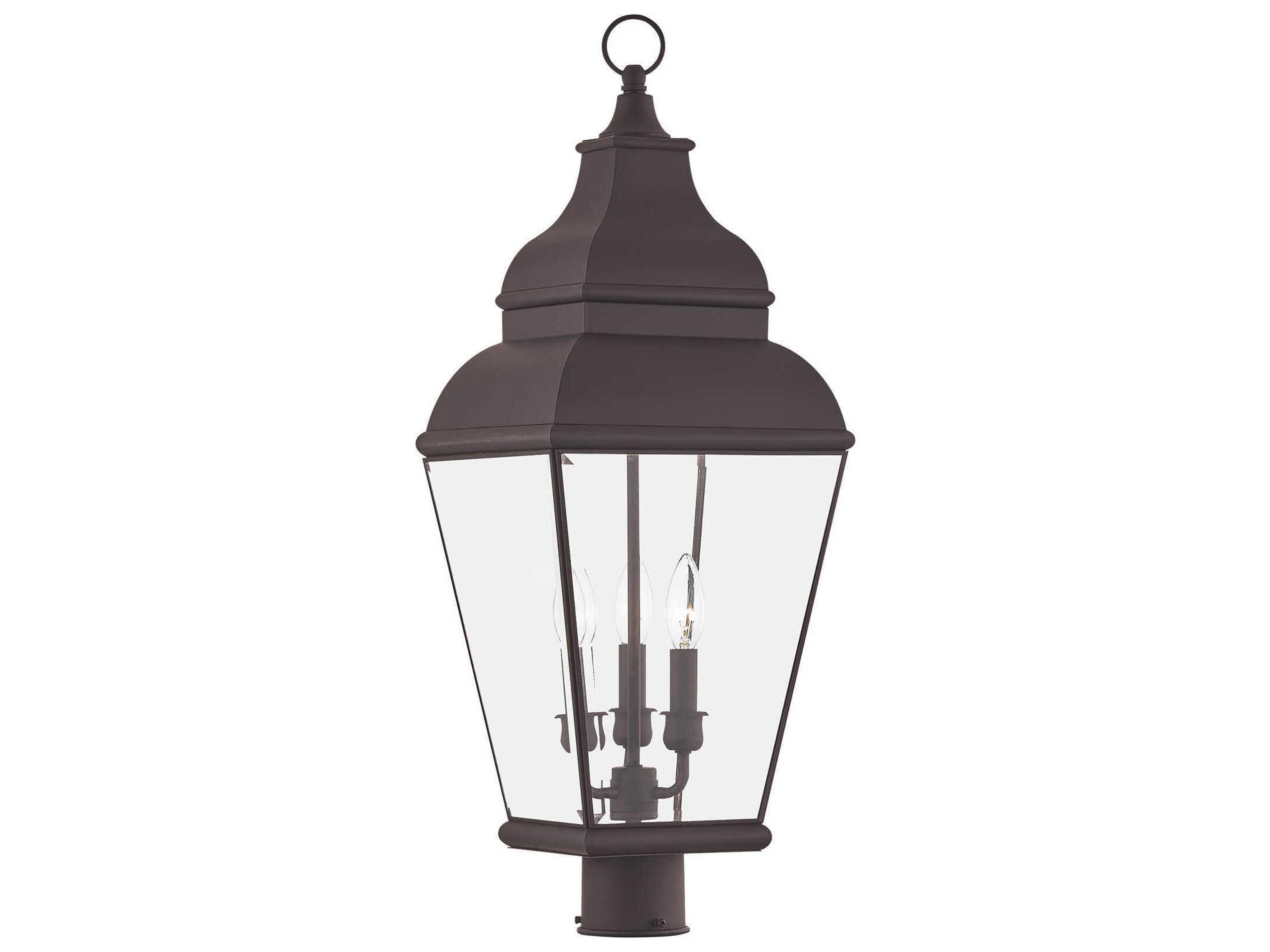 Livex Lighting Exeter 3 - Light Outdoor Post Light