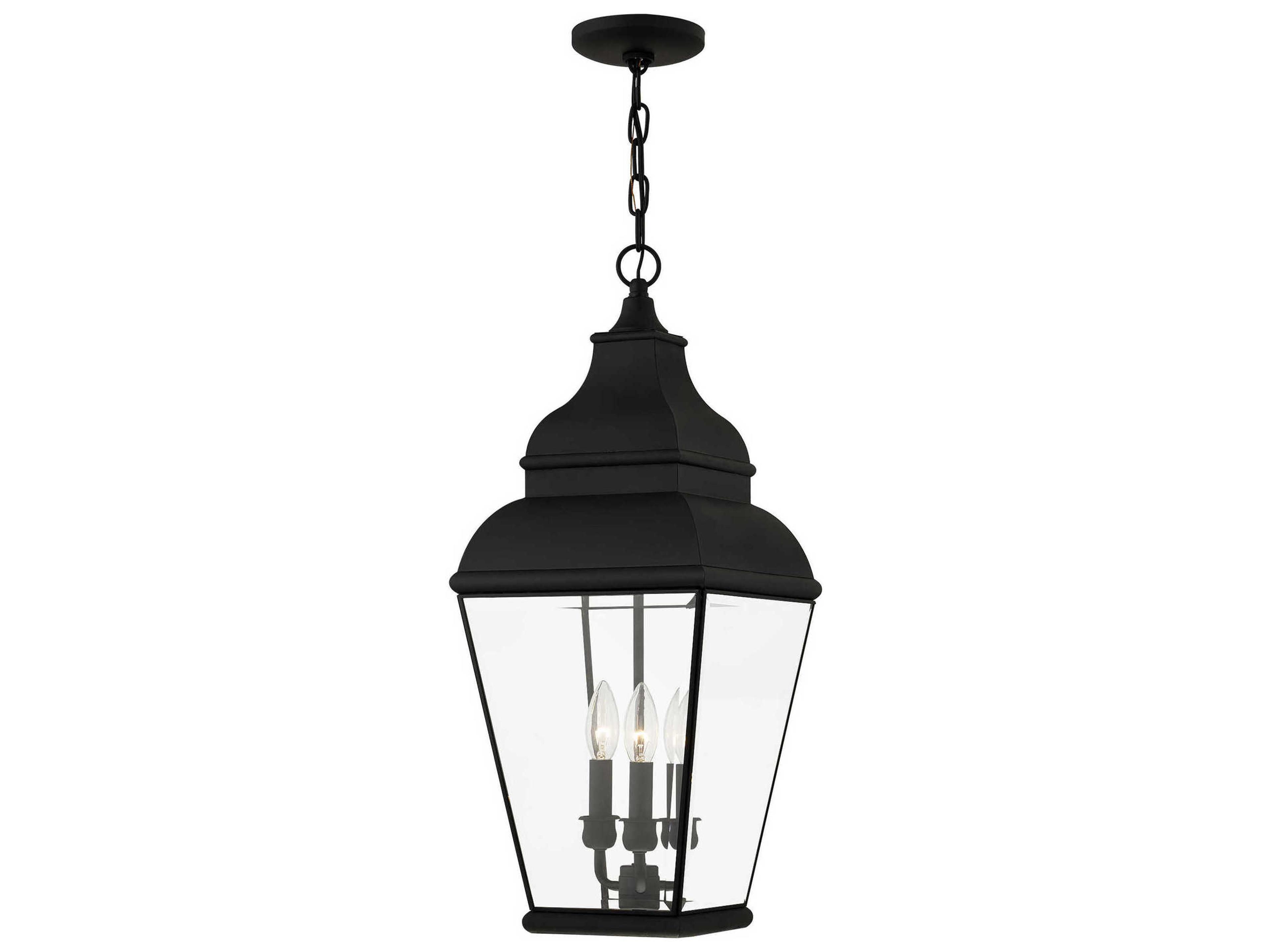 Livex Lighting Exeter 3 - Light Outdoor Hanging Light