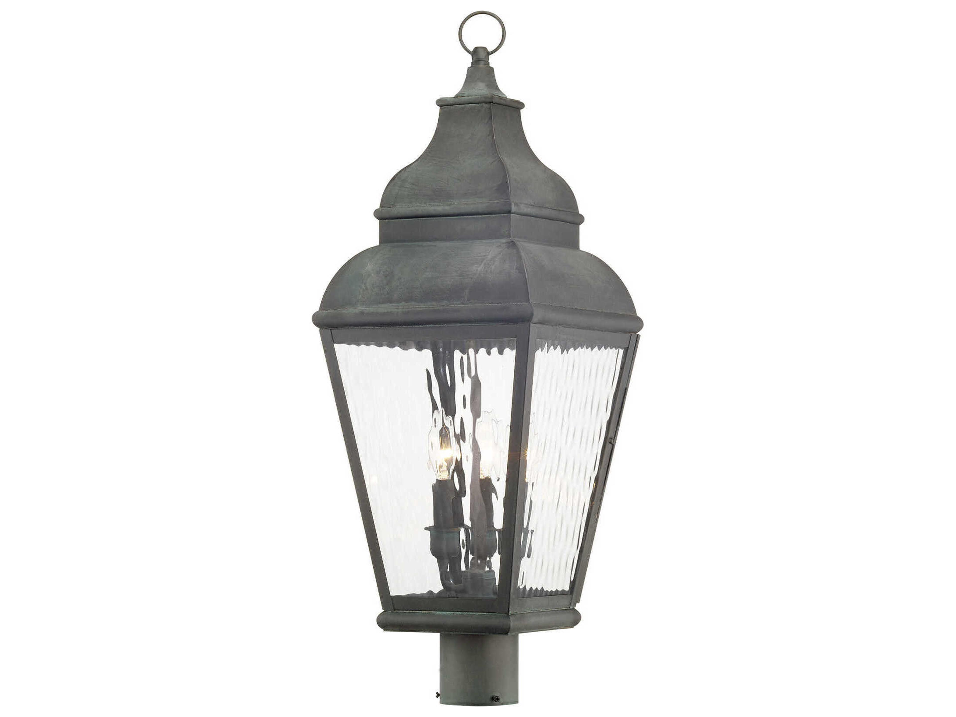 Livex Lighting Exeter 3 - Light Outdoor Post Light