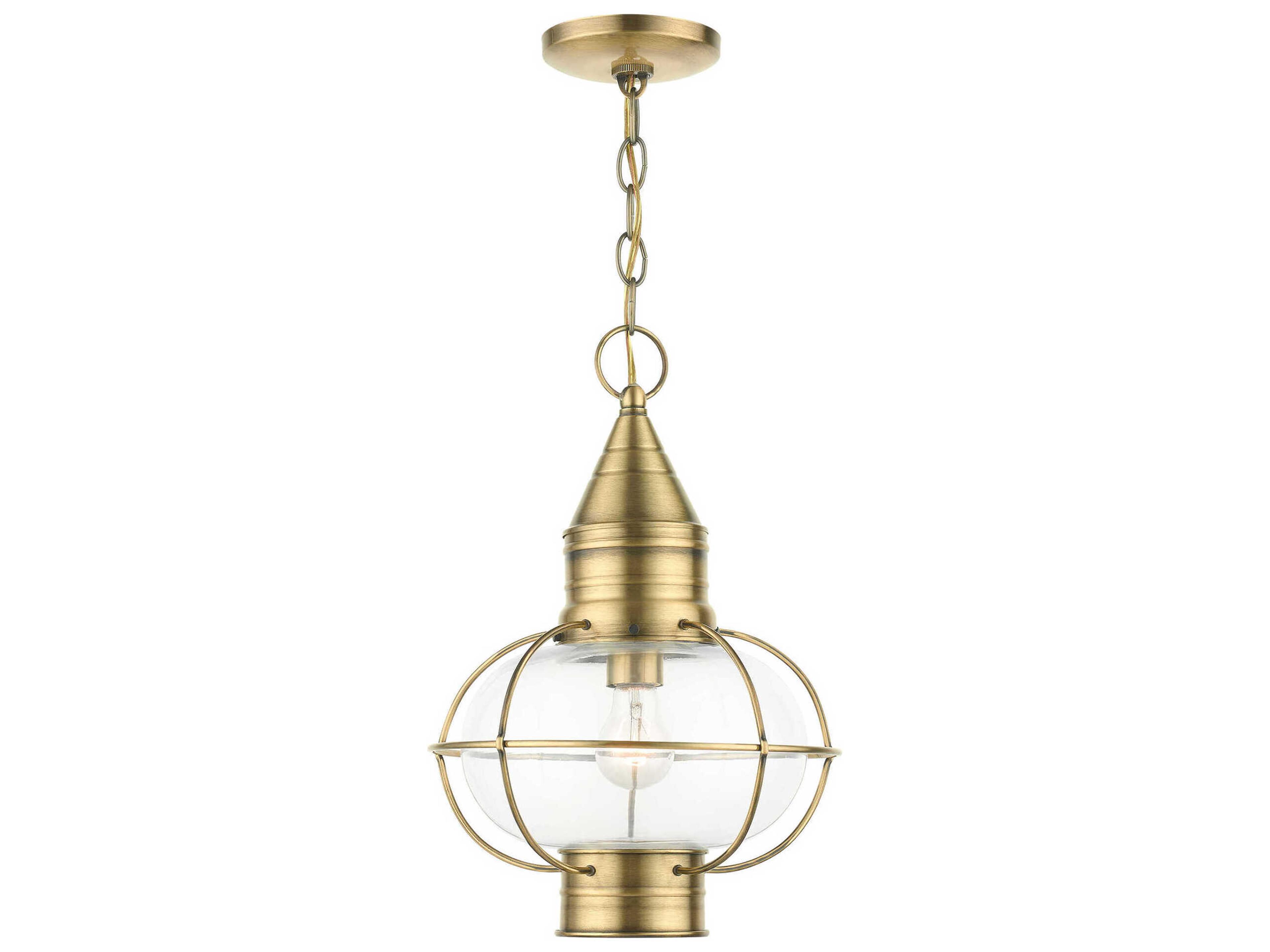 Livex Lighting Newburyport 1 - Light Outdoor Hanging Light