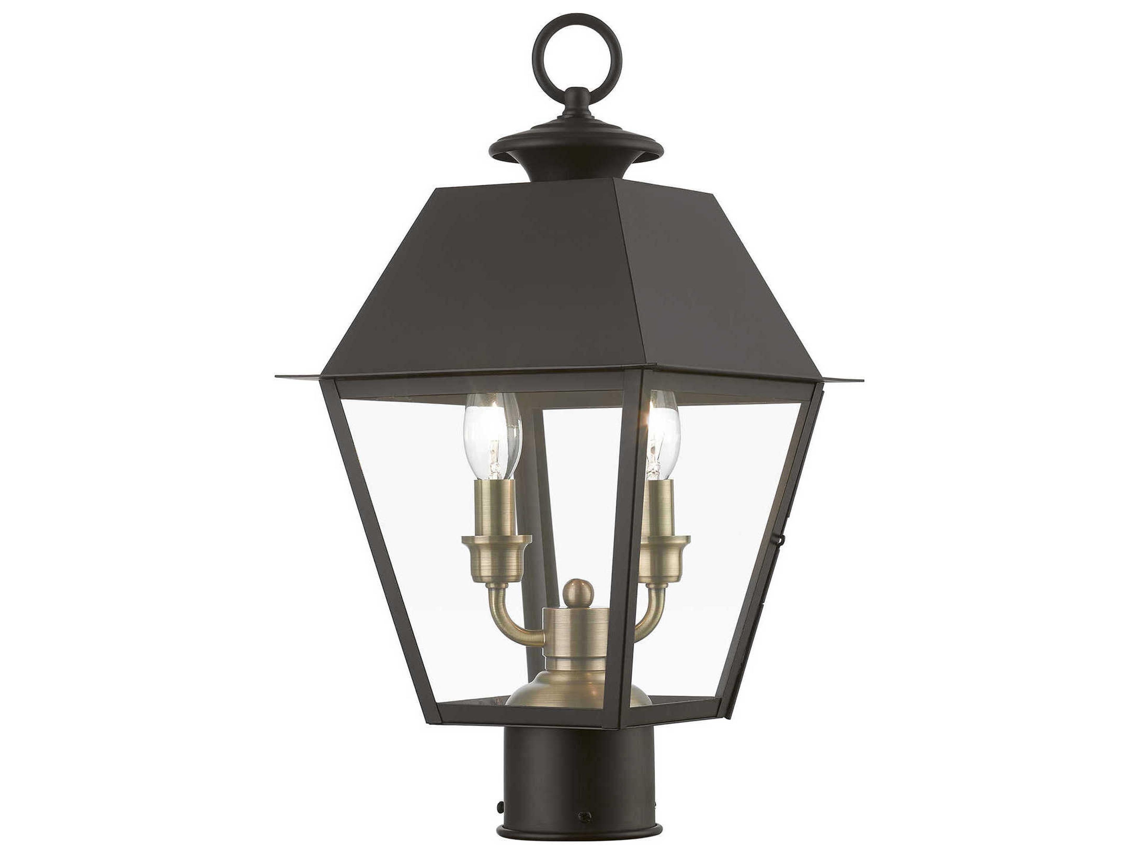 Wentworth Finish Cluster 2 - Light Outdoor Post Light
