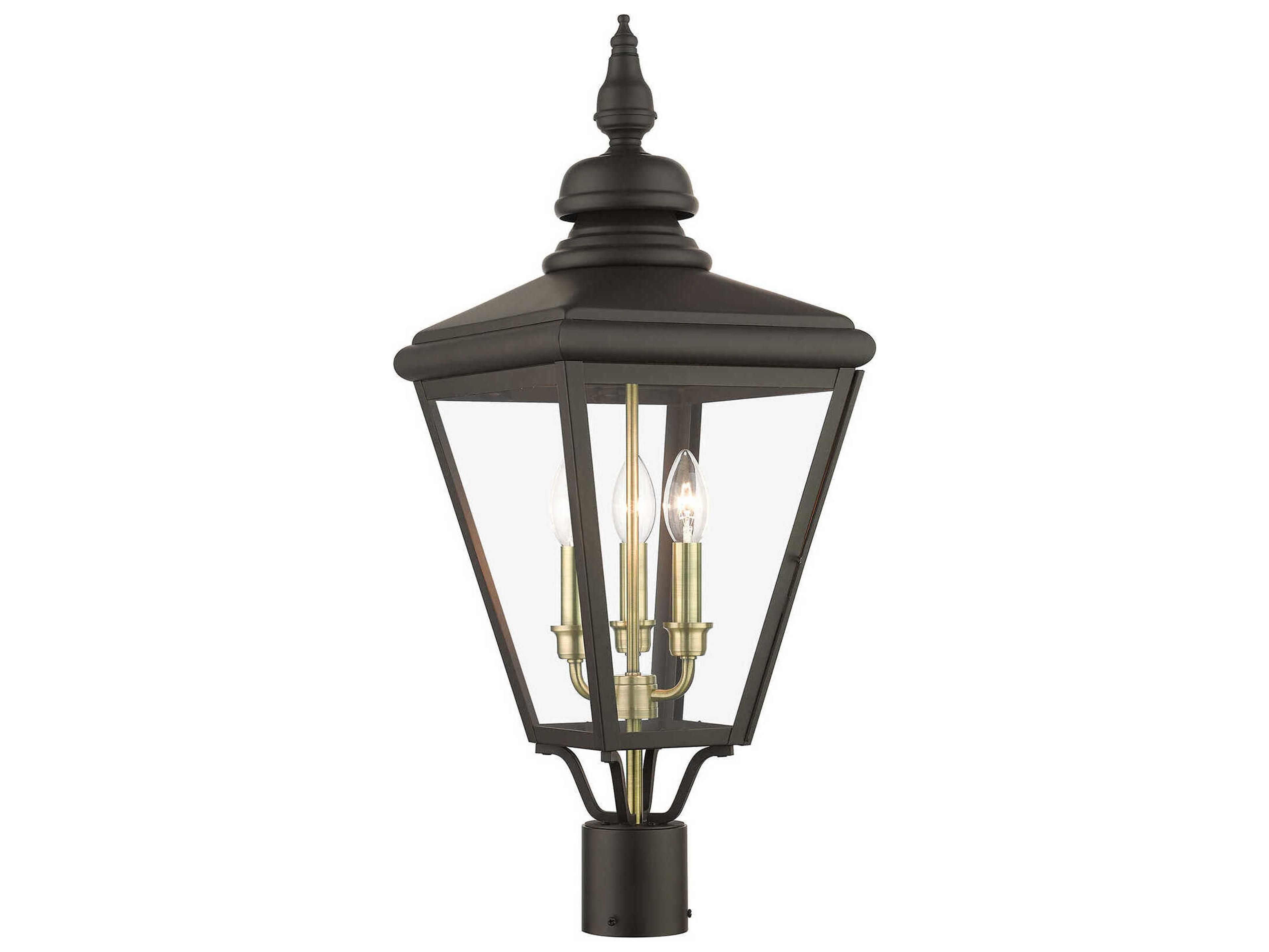 Livex Lighting Adams 3 - Light Outdoor Post Light