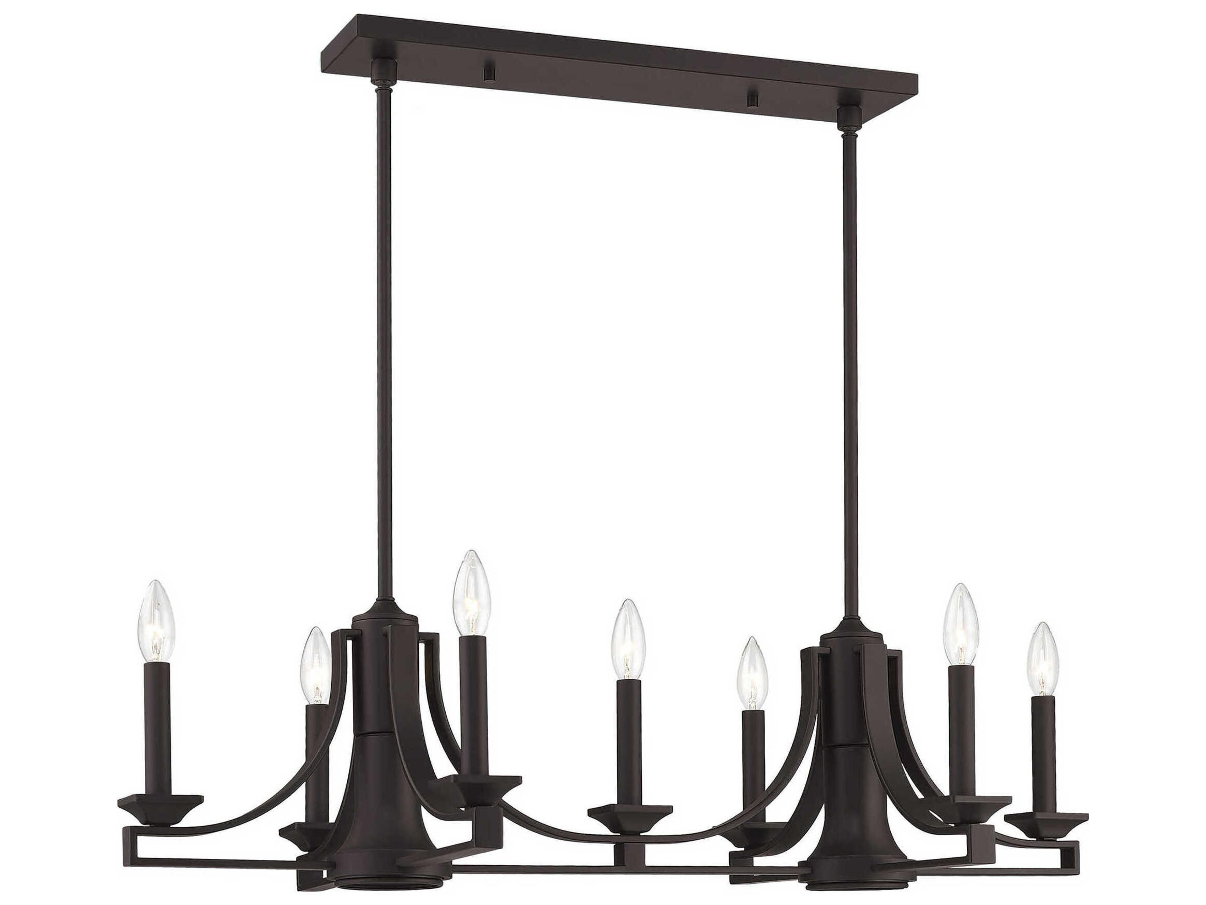 Livex Lighting Trumbull 9-Light Bronze Island Pendant
