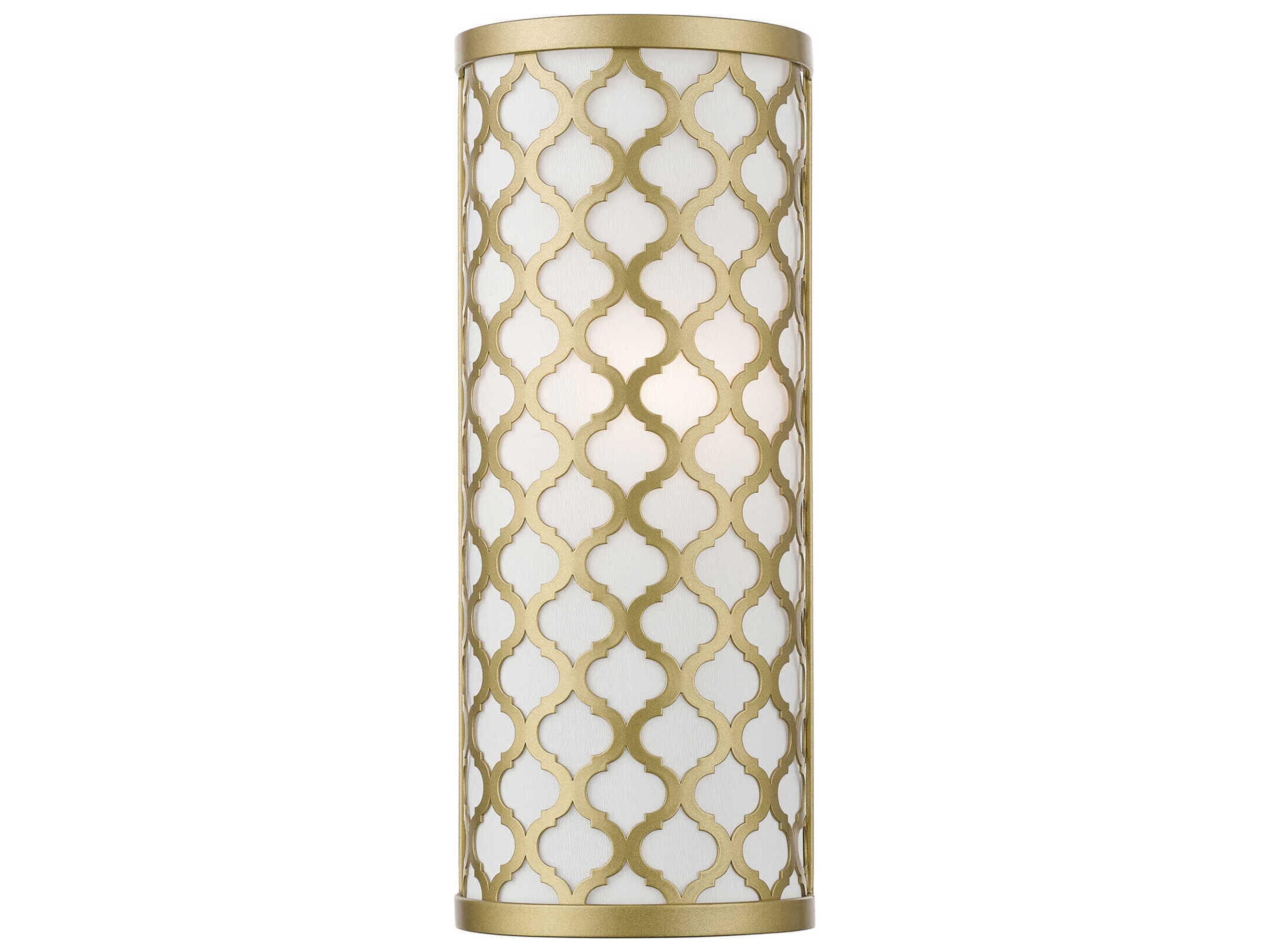 Livex Lighting Arabesque 1-Light Soft Gold Wall Sconce