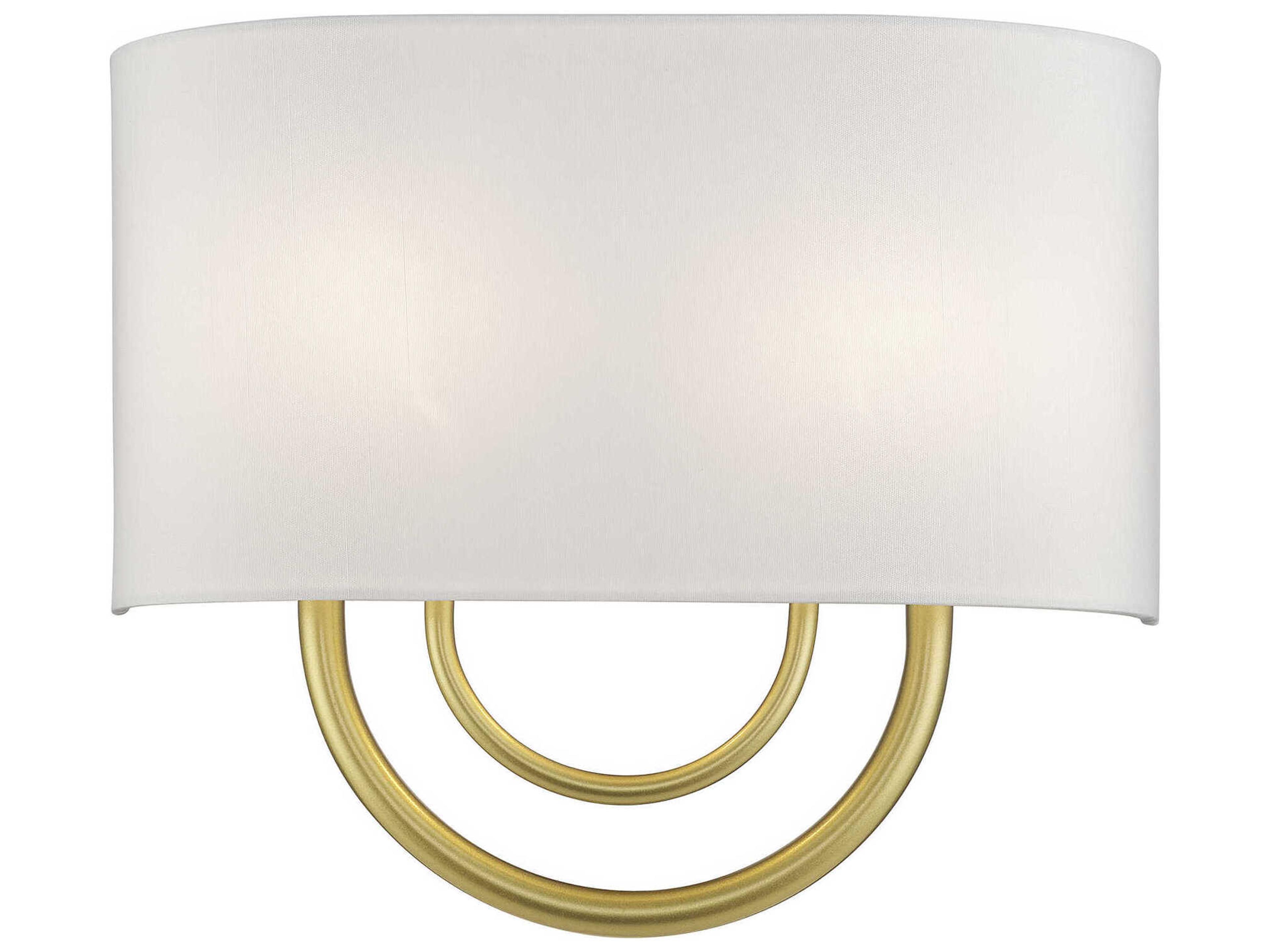 Livex Lighting Stratton 2-Light Soft Gold Wall Sconce