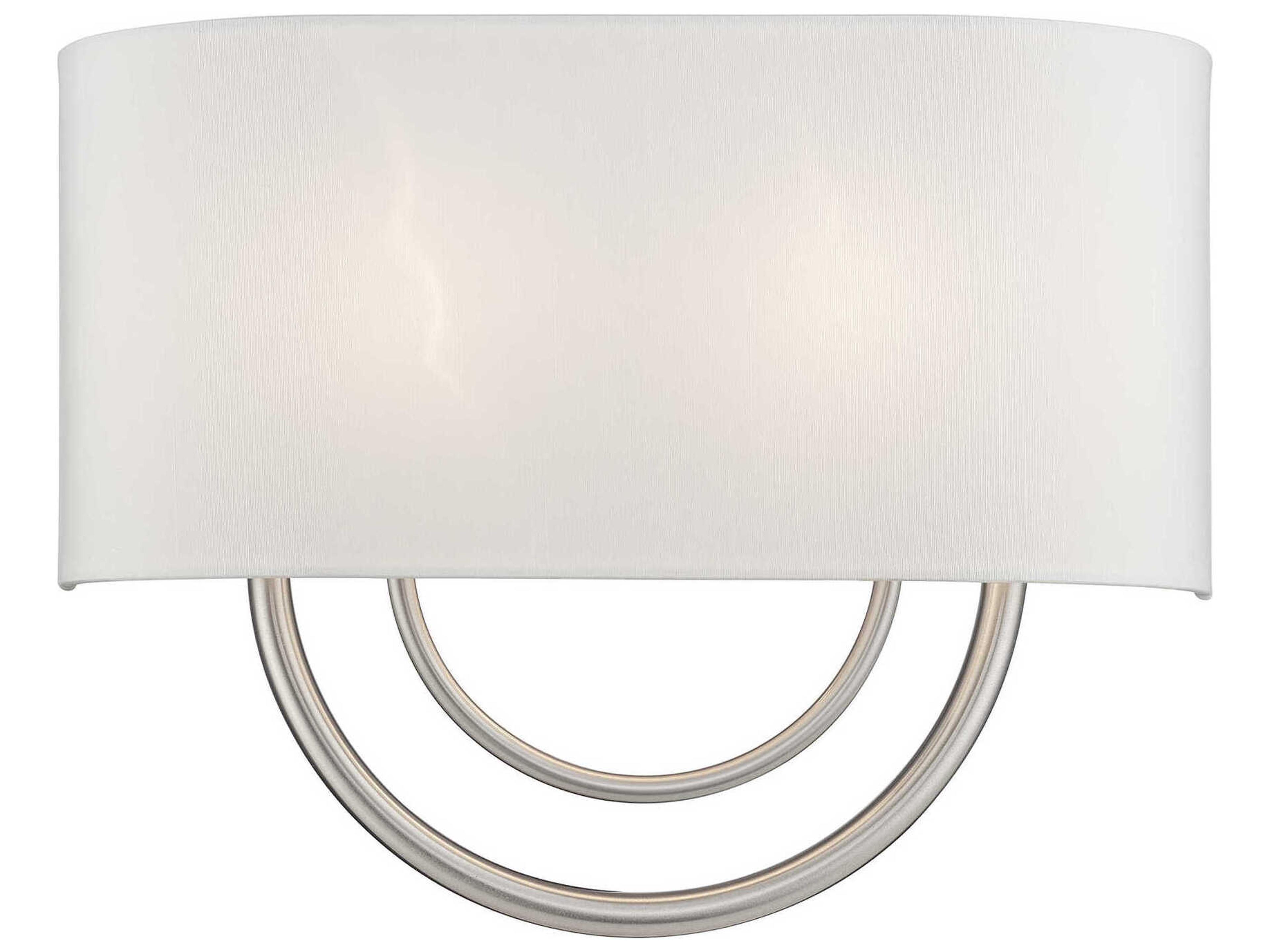 Livex Lighting Stratton 2-Light Brushed Nickel Wall Sconce
