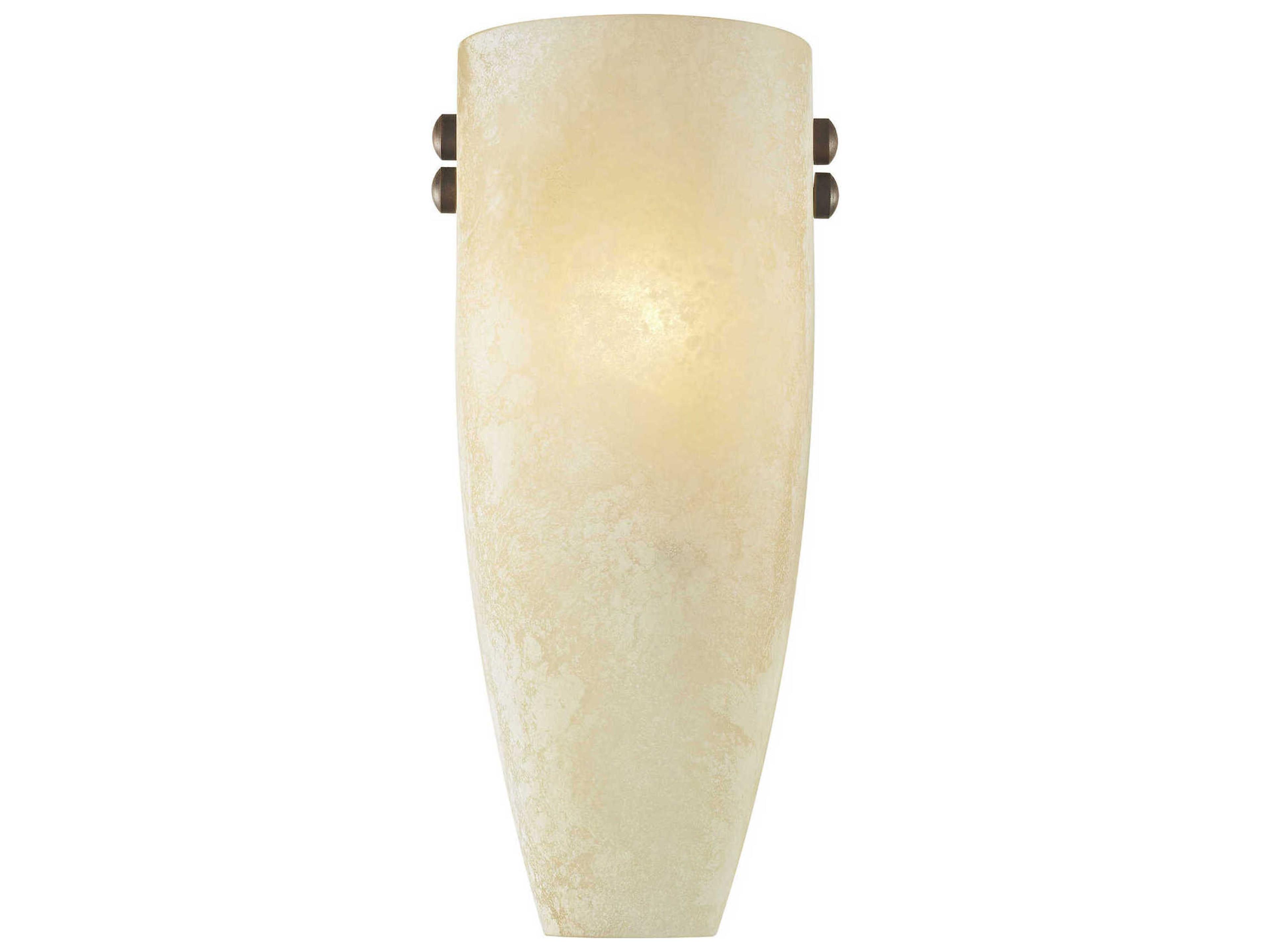 Livex Lighting Coronado 1-Light Imperial Bronze Glass Wall Sconce