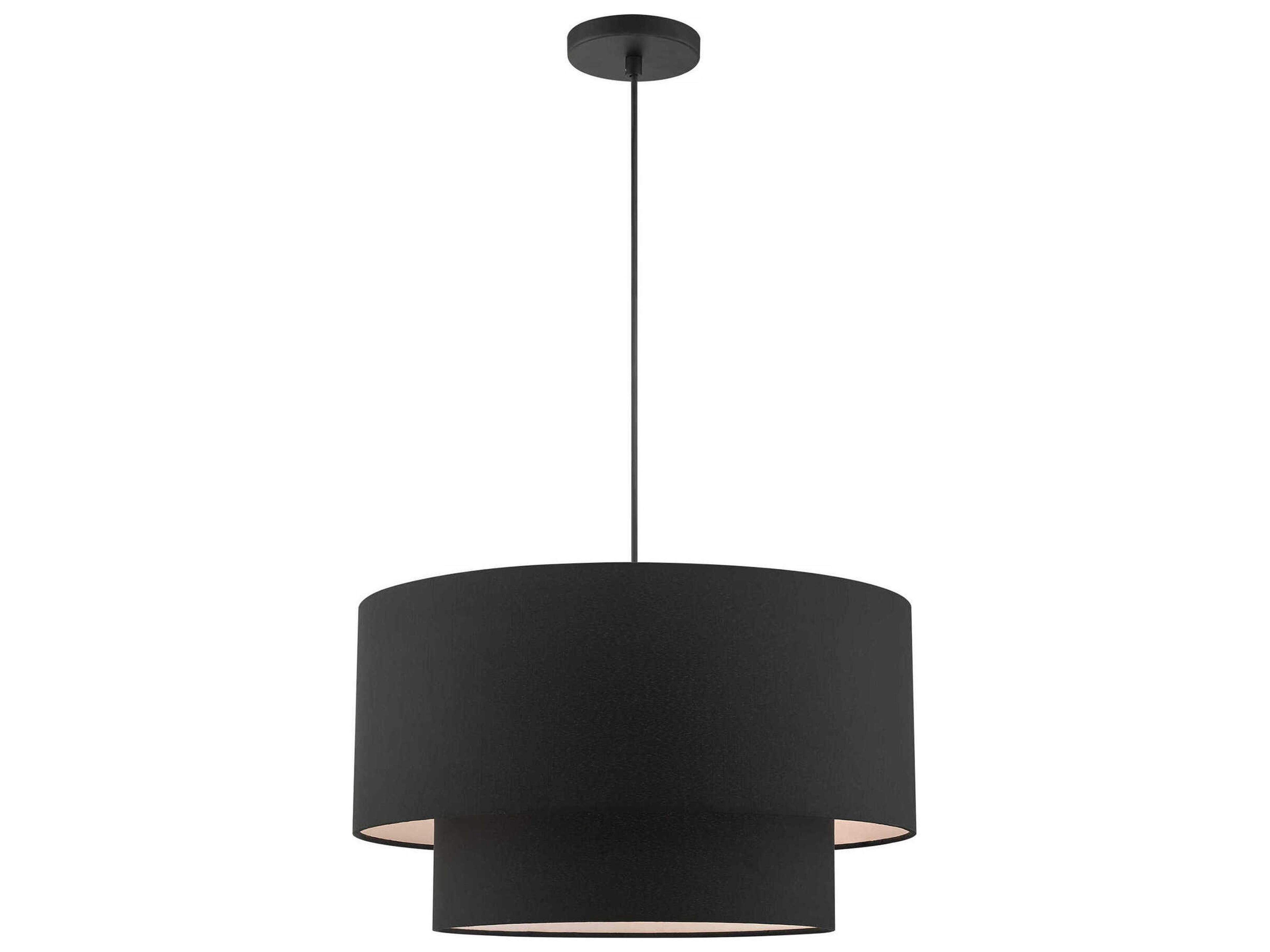 Livex Lighting Bainbridge Black 3 - Light Pendant