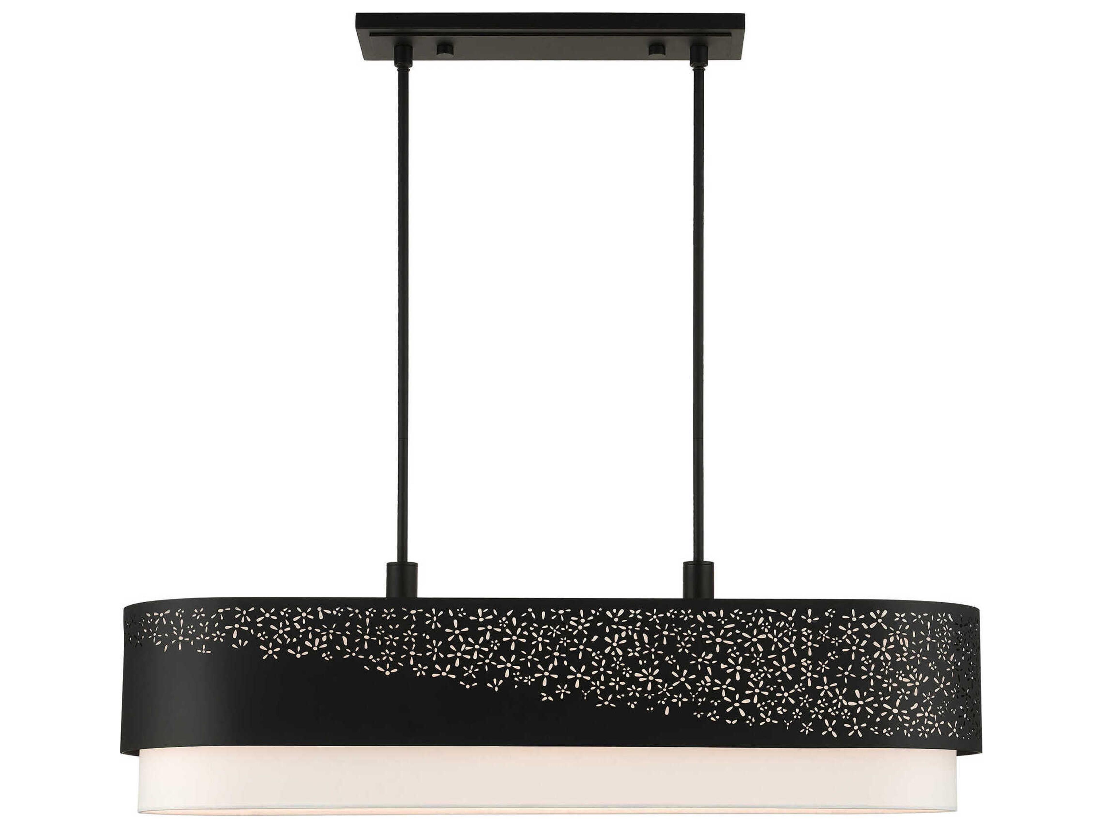 Livex Lighting Noria 6-Light Black Island Pendant