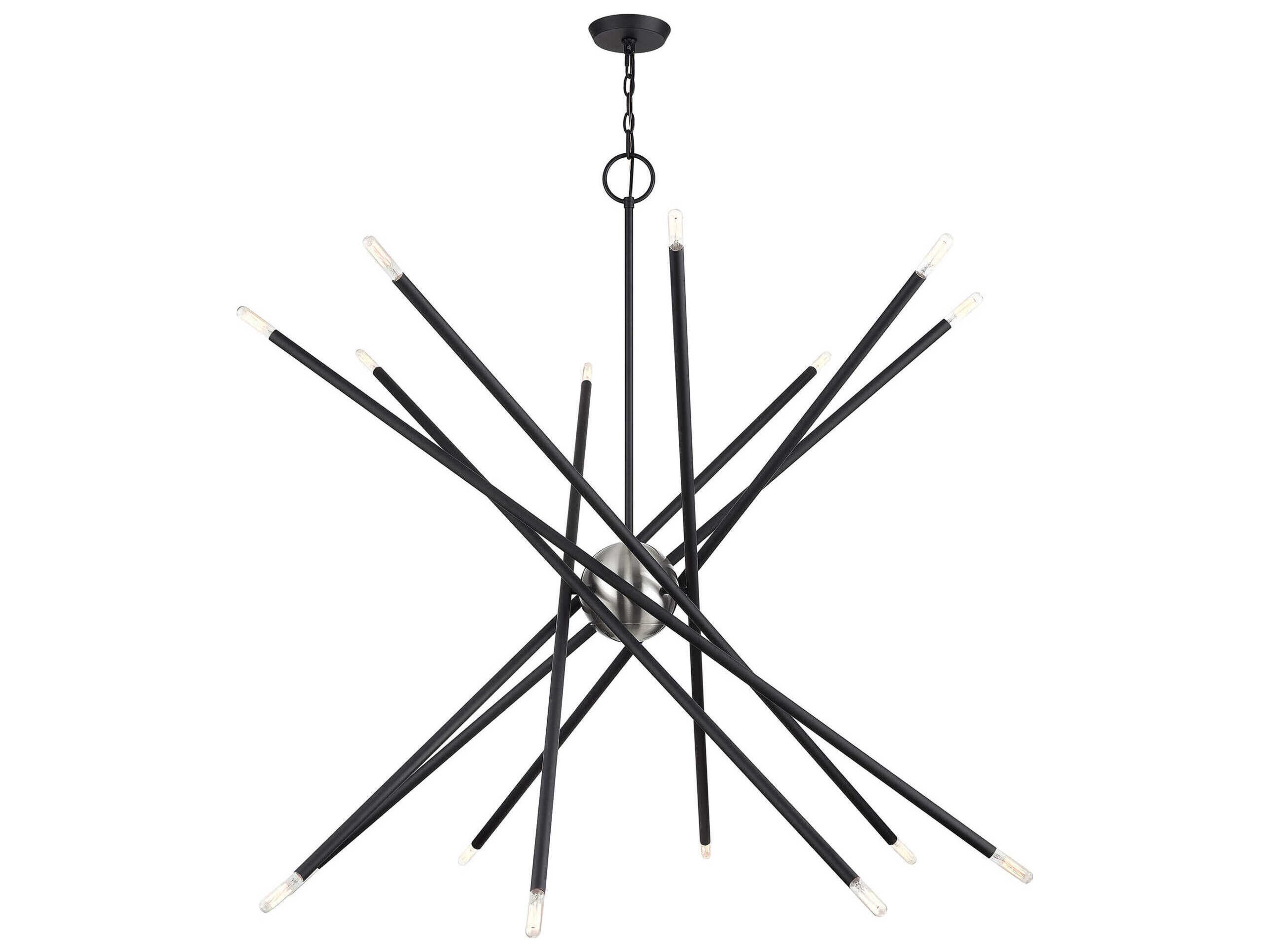 Livex Lighting Soho 16-Light Black Chandelier
