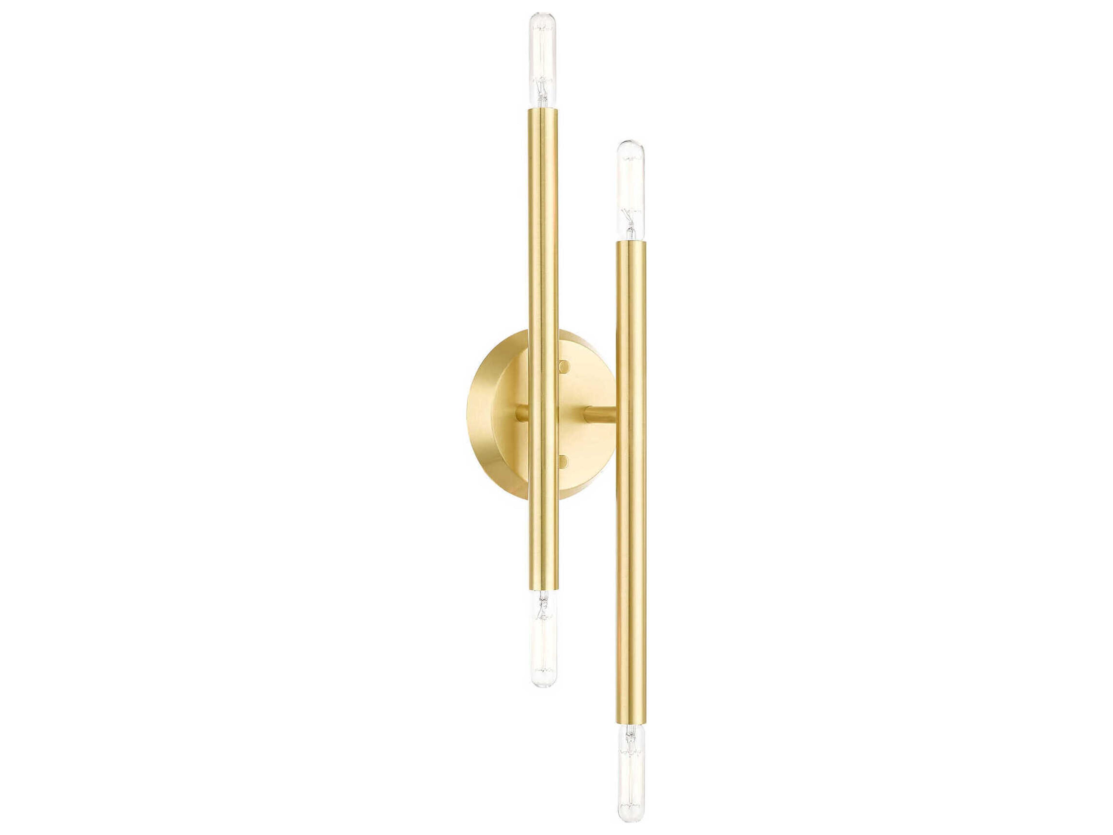 Livex Lighting Soho 4-Light Satin Brass Wall Sconce