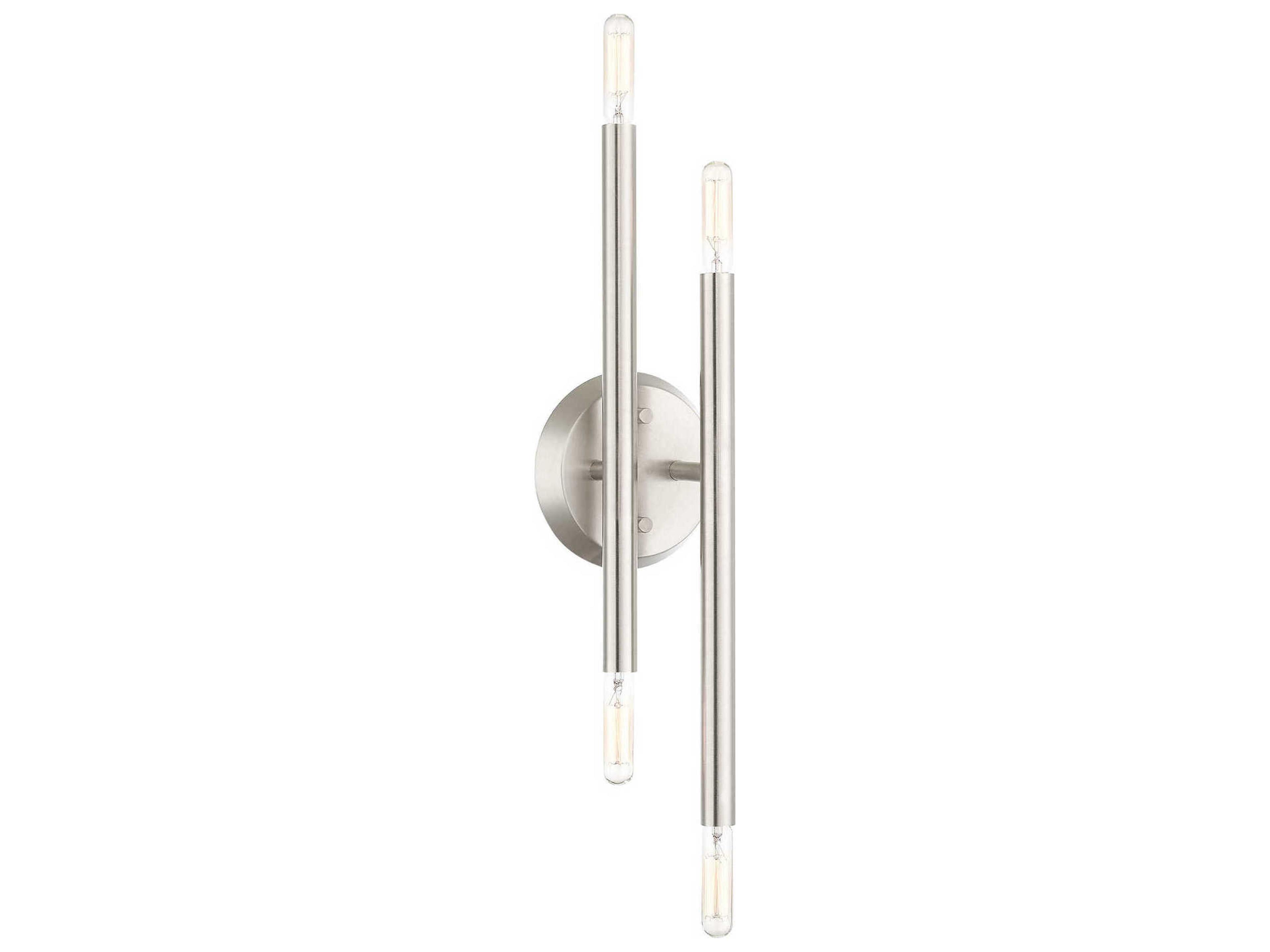Livex Lighting Soho 4-Light Brushed Nickel Wall Sconce