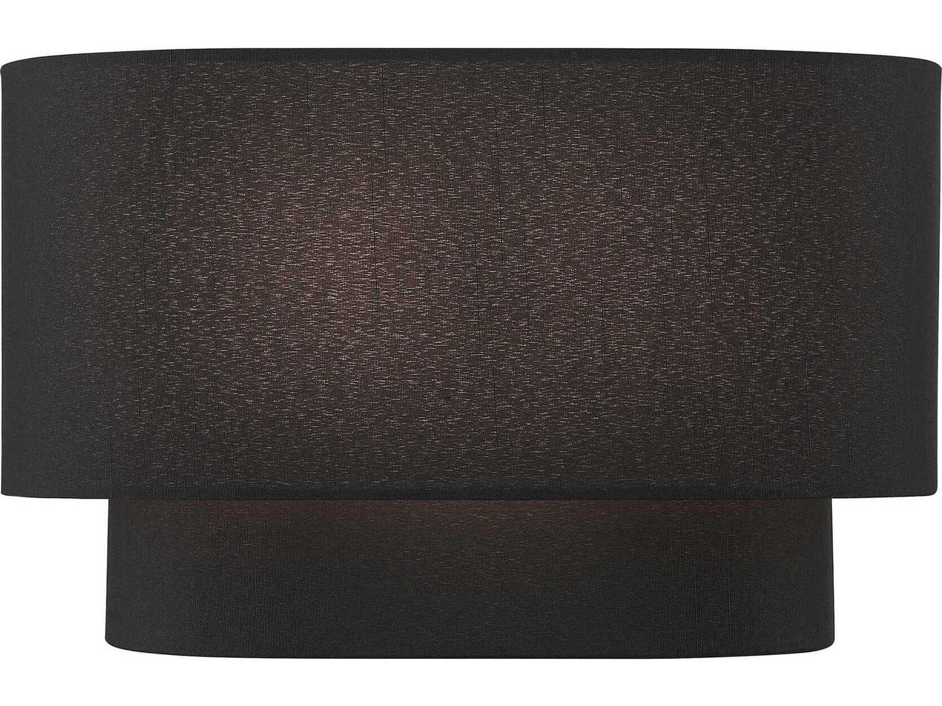 Livex Lighting Bainbridge 2-Light Black Wall Sconce