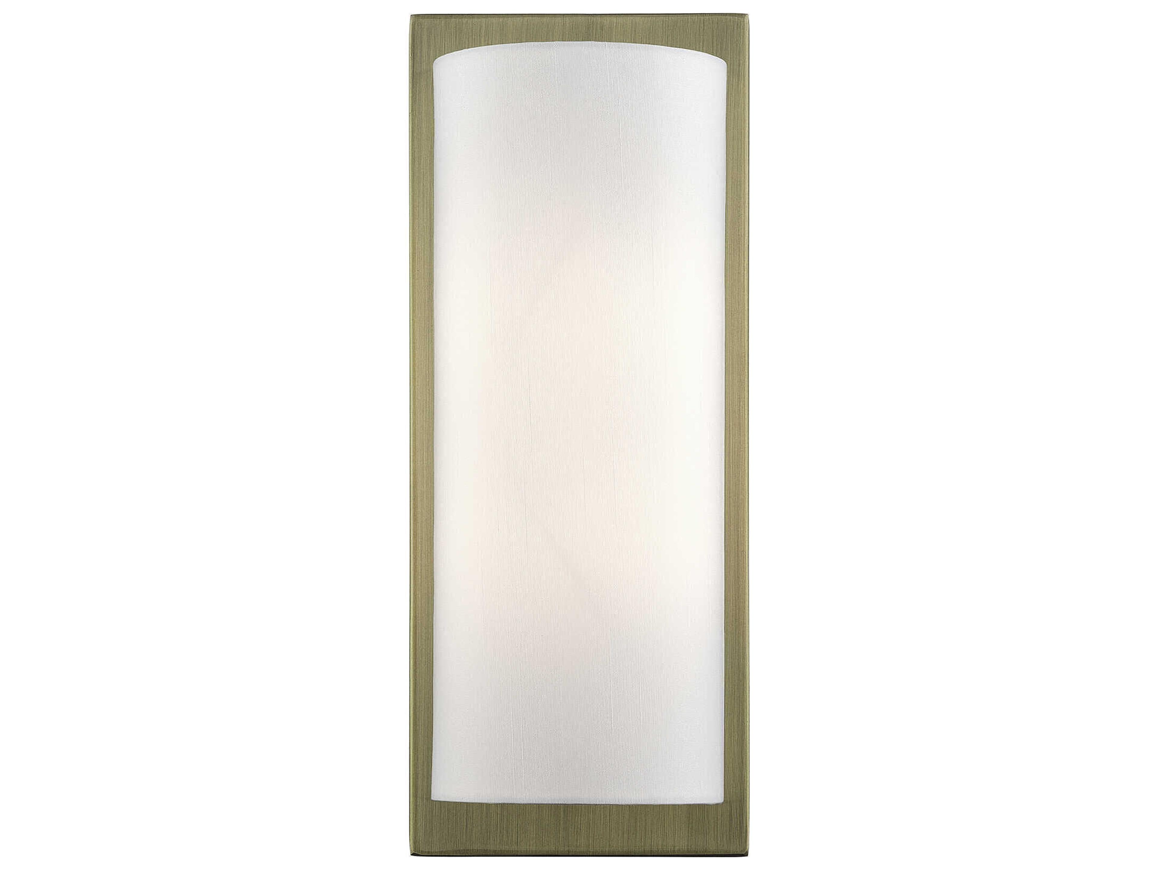 Livex Lighting Brenton 2-Light Antique Brass Wall Sconce