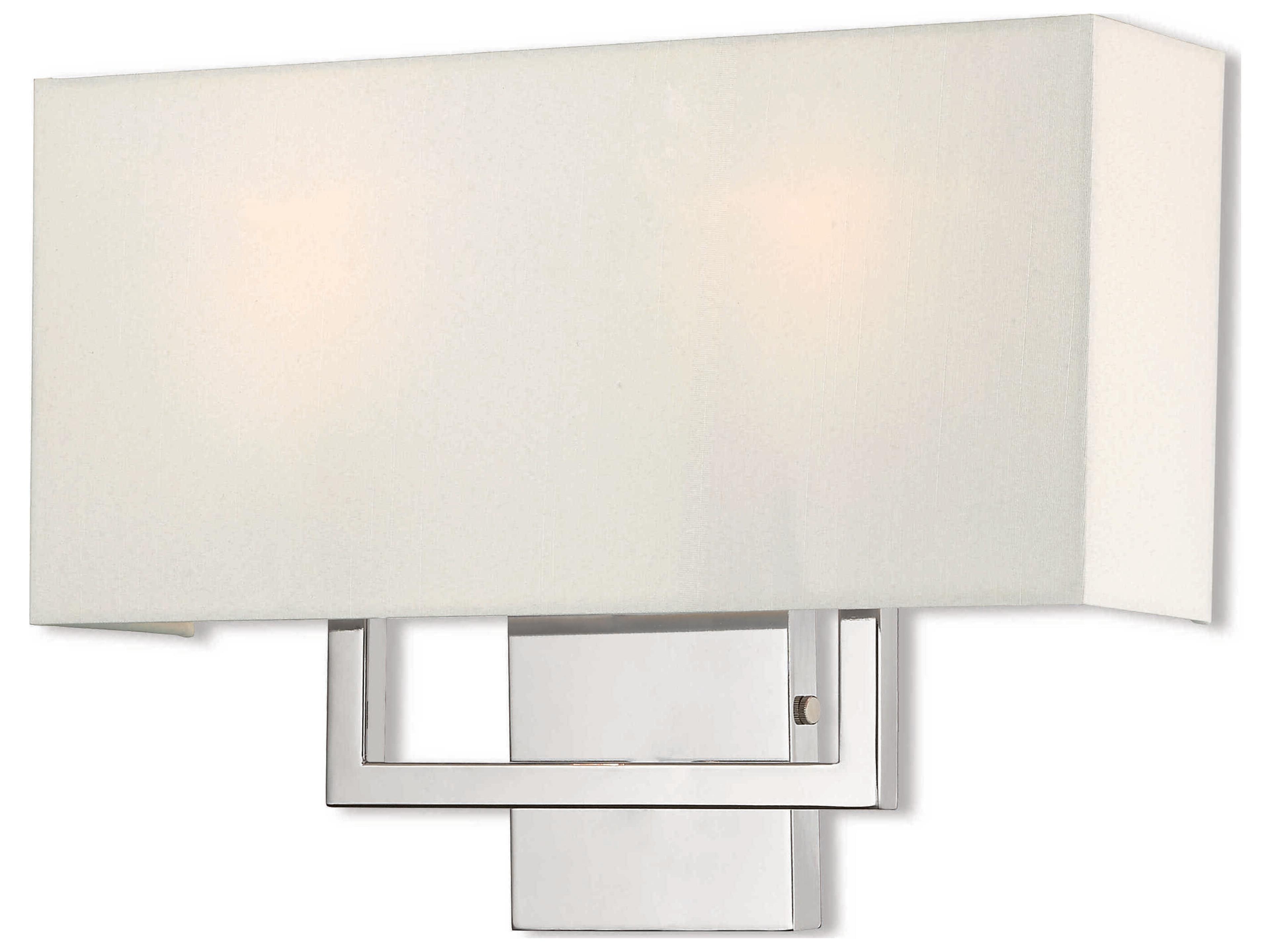 Livex Lighting Pierson 2-Light Polished Chrome Wall Sconce