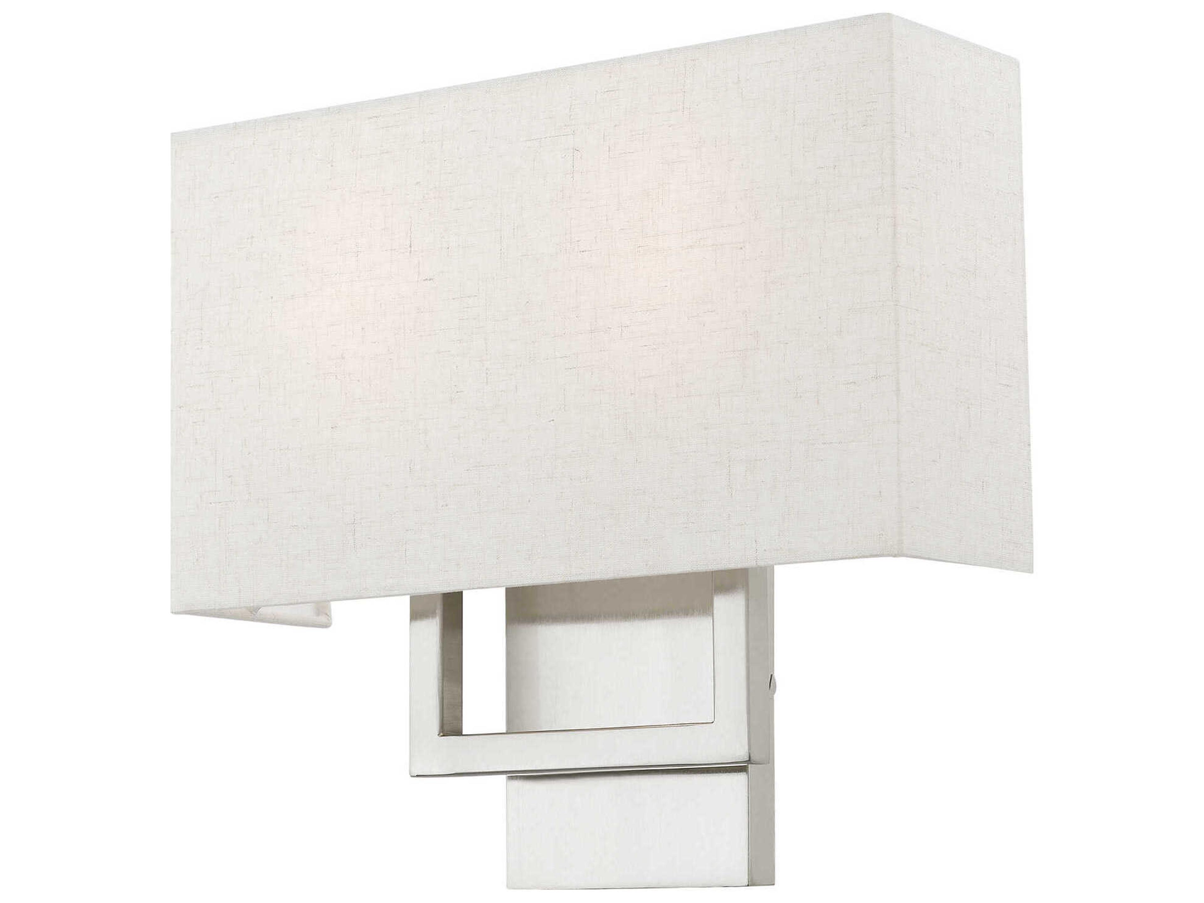 Livex Lighting Pierson 2-Light Brushed Nickel Wall Sconce