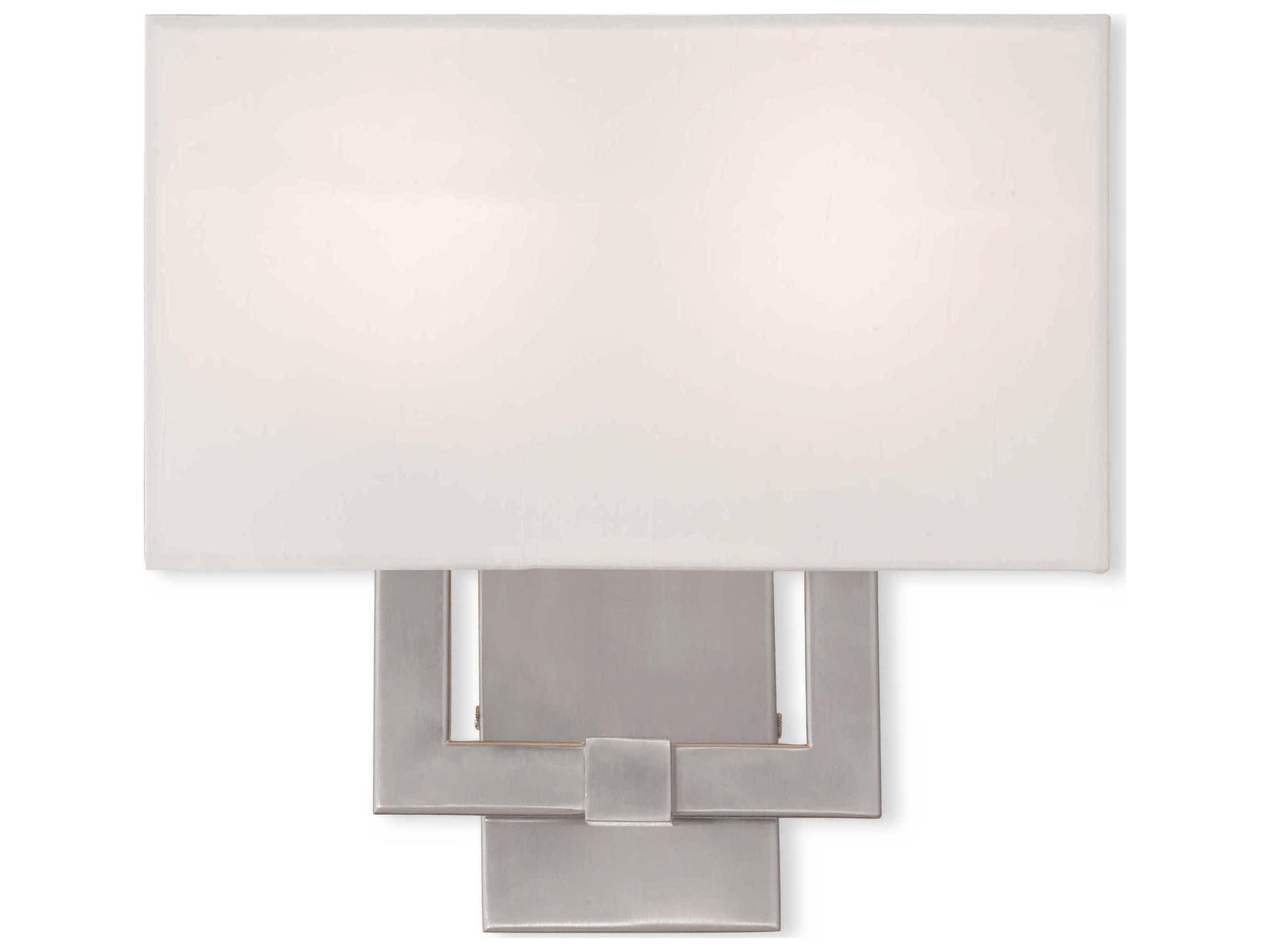 Livex Lighting Hollborn 2-Light Brushed Nickel Wall Sconce