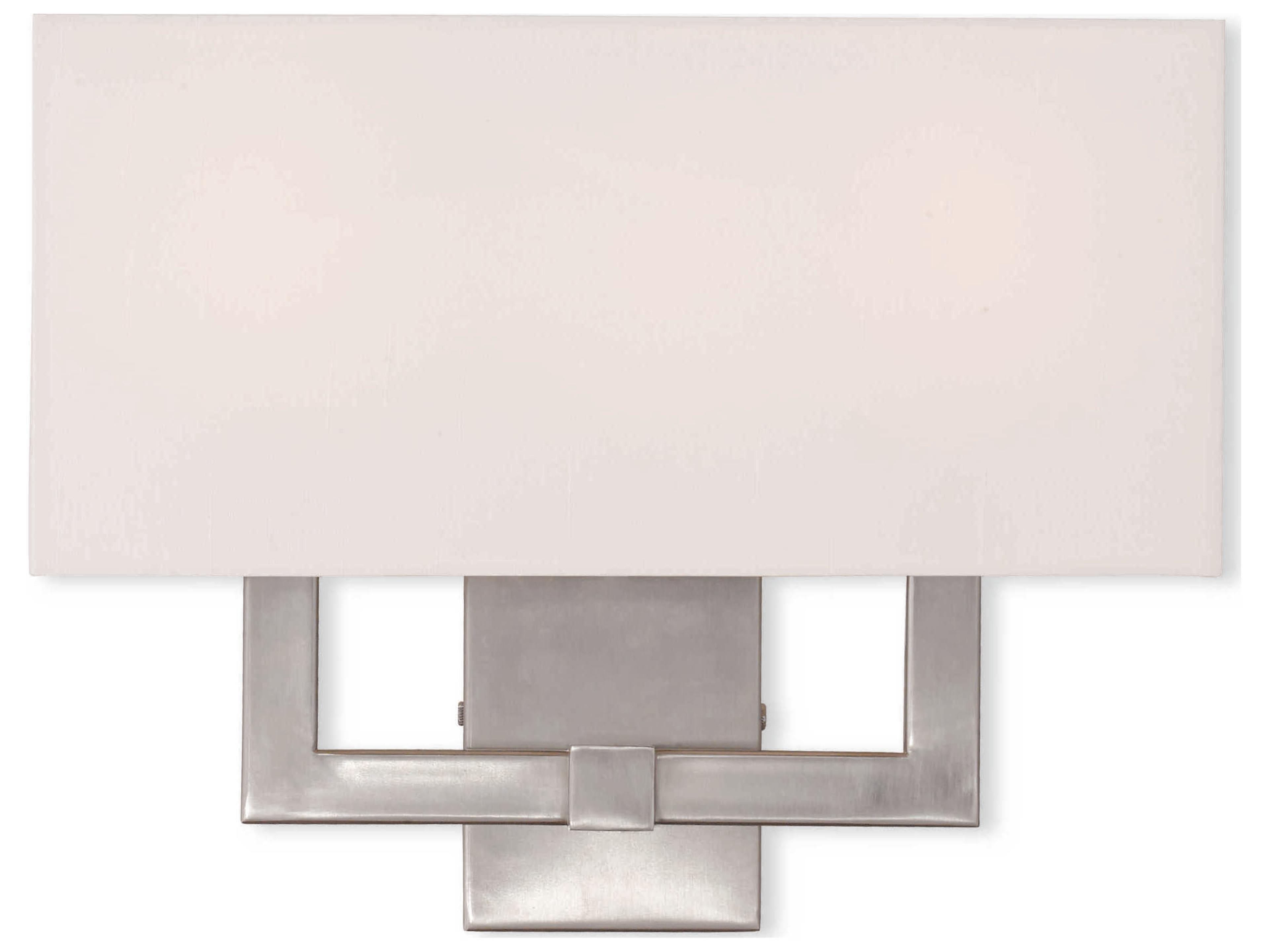 Livex Lighting Hollborn 3-Light Brushed Nickel Wall Sconce