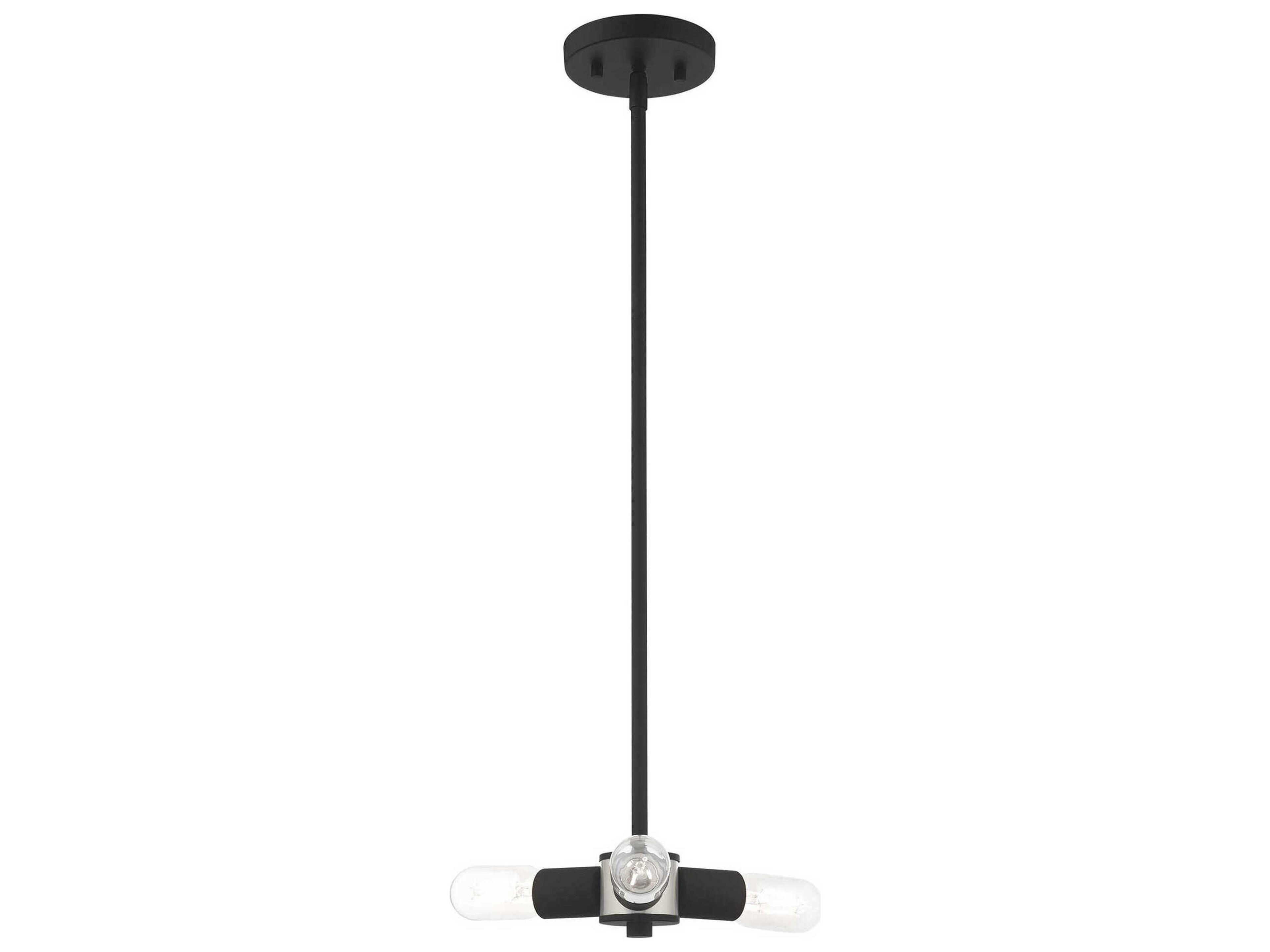Livex Lighting Copenhagen 3-Light Black Pendant