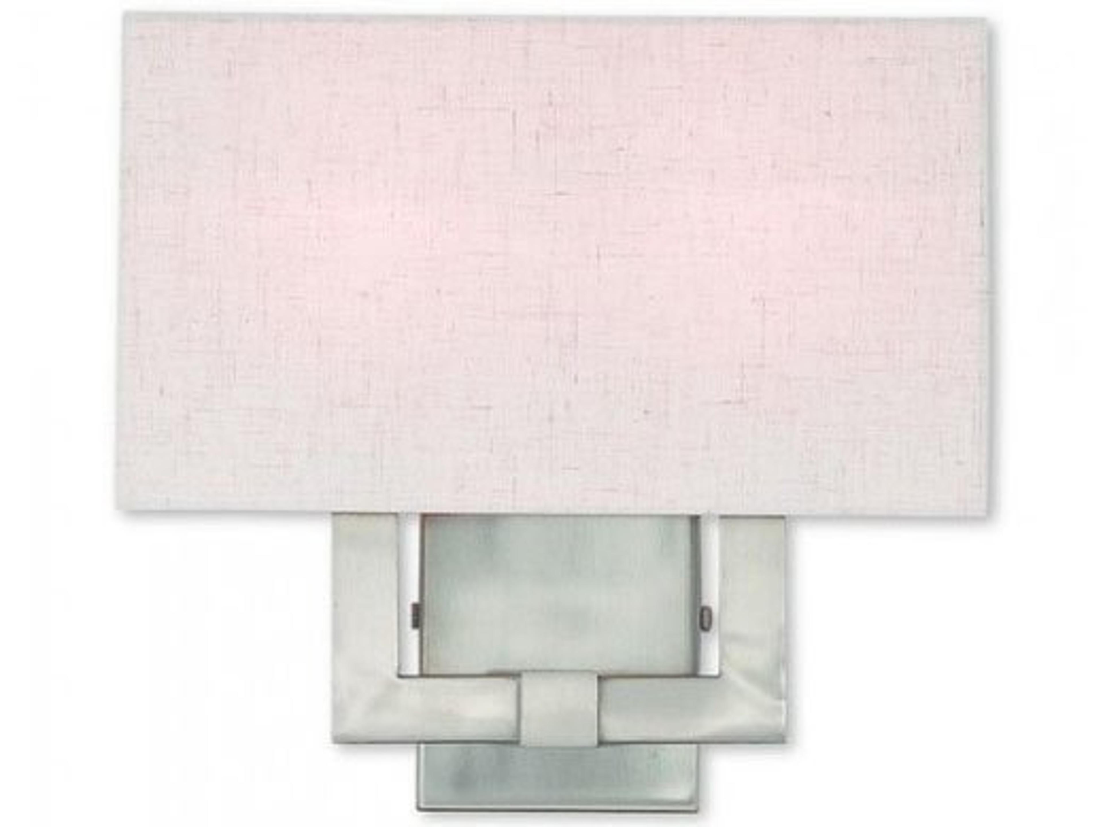 Livex Lighting Meridian 2-Light Brushed Nickel Wall Sconce