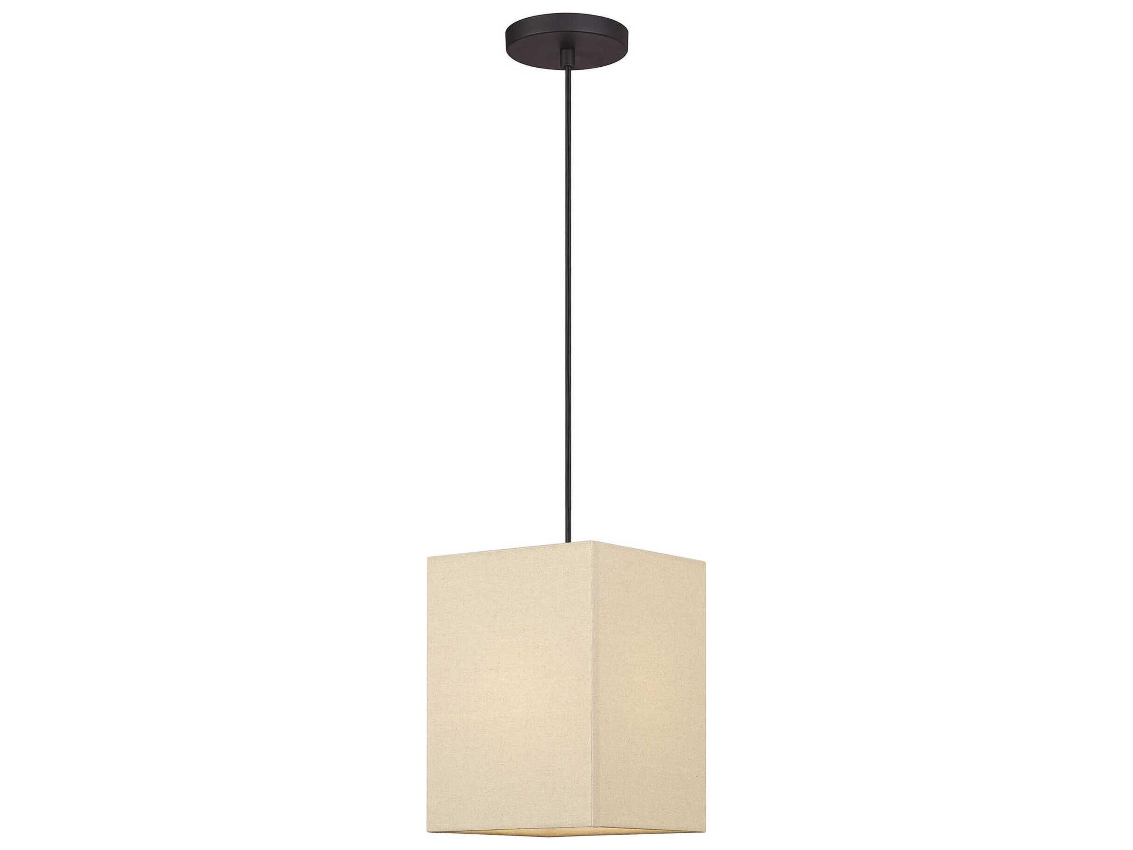 Livex Lighting Summit 1-Light Bronze Mini Pendant