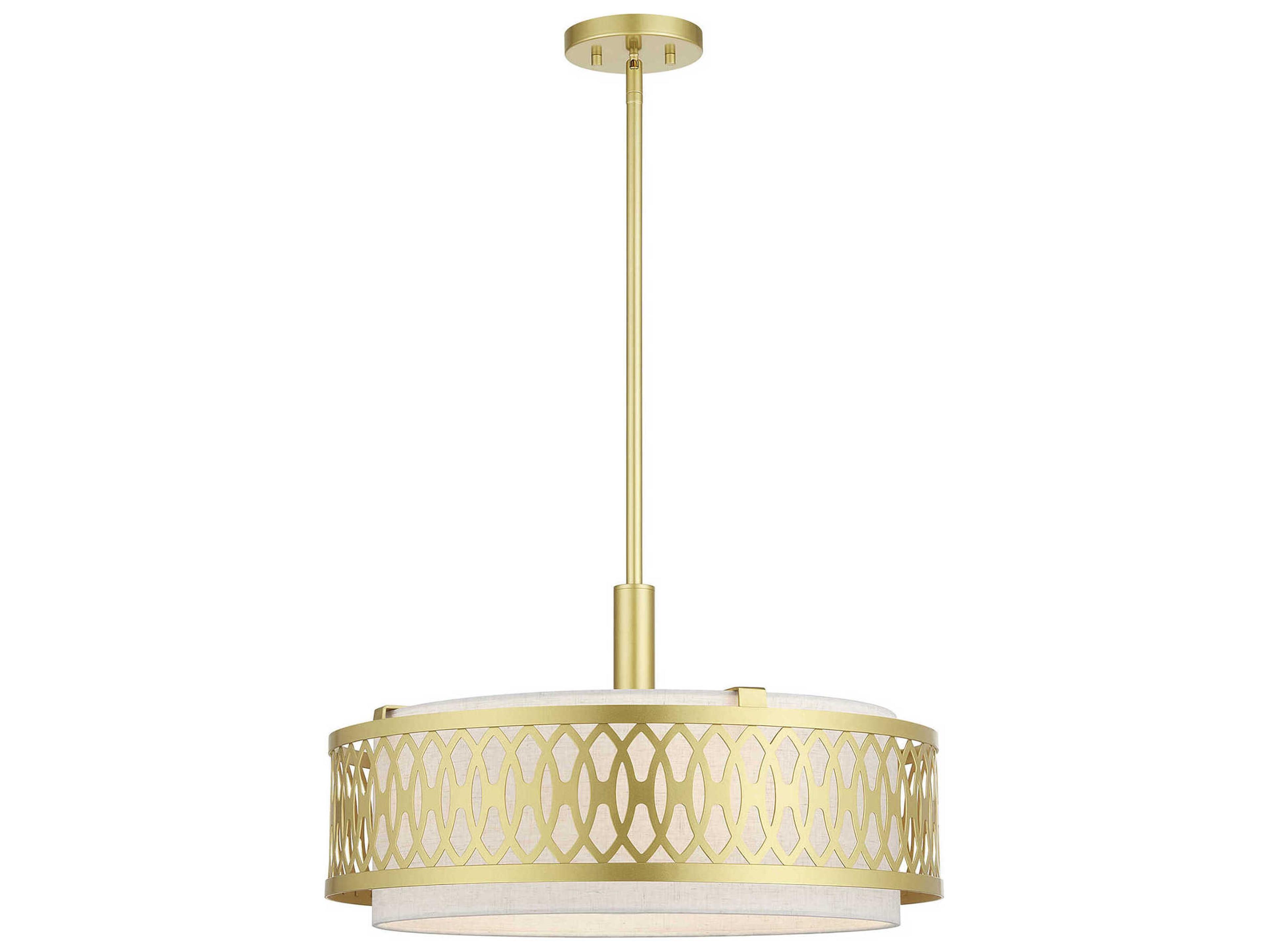 Livex Lighting Vistaview 4-Light Soft Gold Pendant