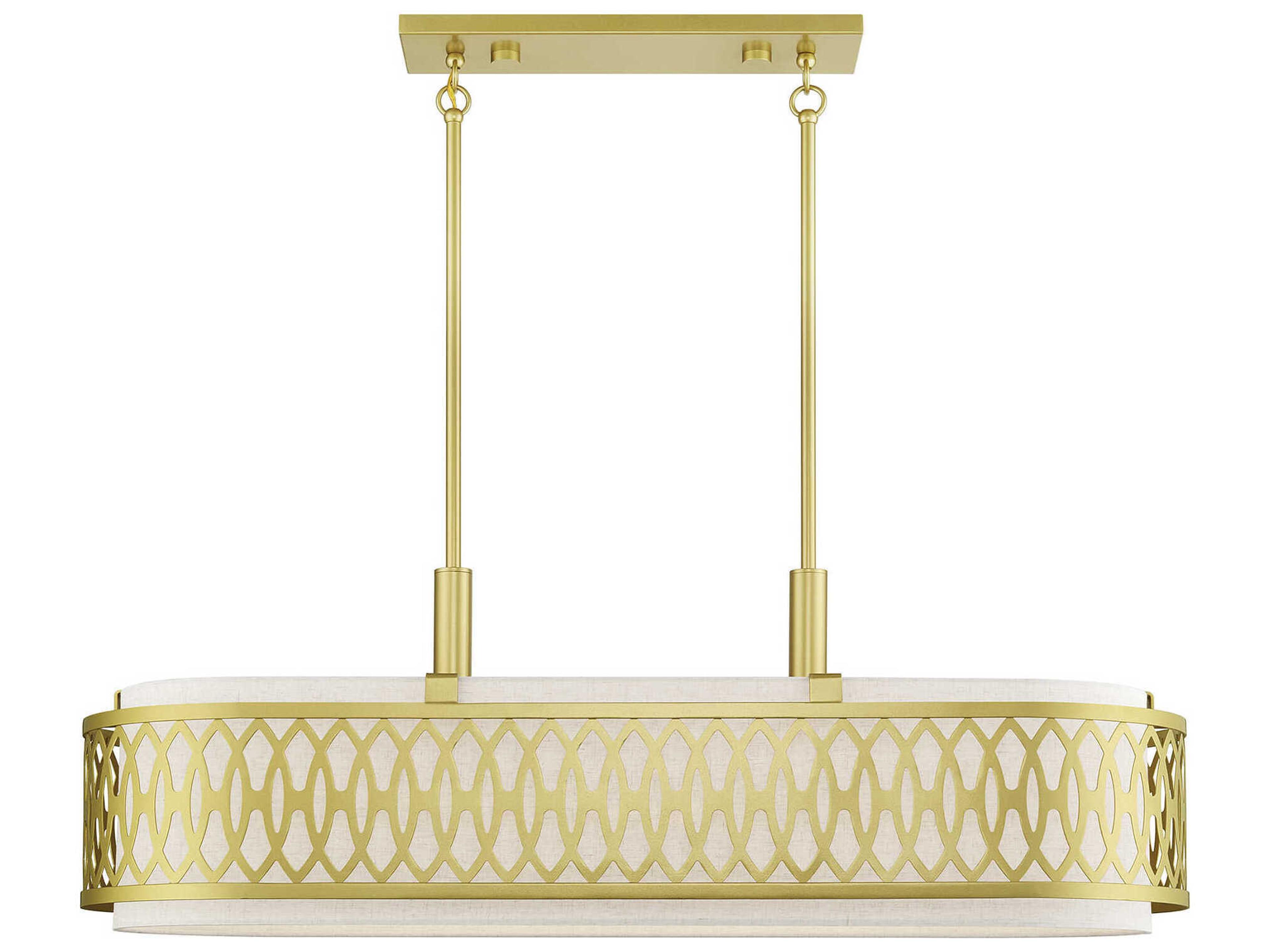 Livex Lighting Vistaview 6-Light Soft Gold Island Pendant