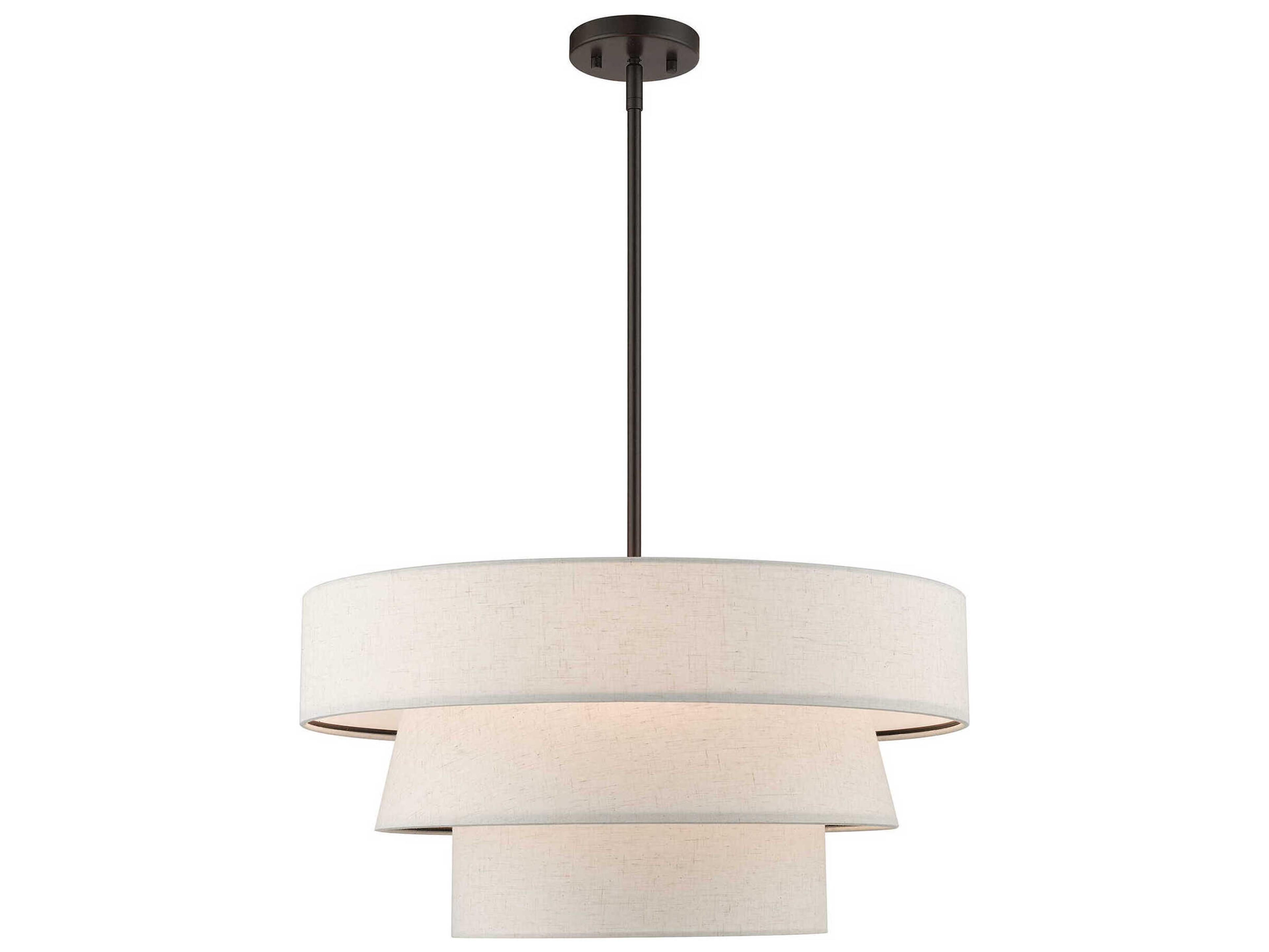 Livex Lighting Chandler 4-Light English Bronze Tiered Pendant
