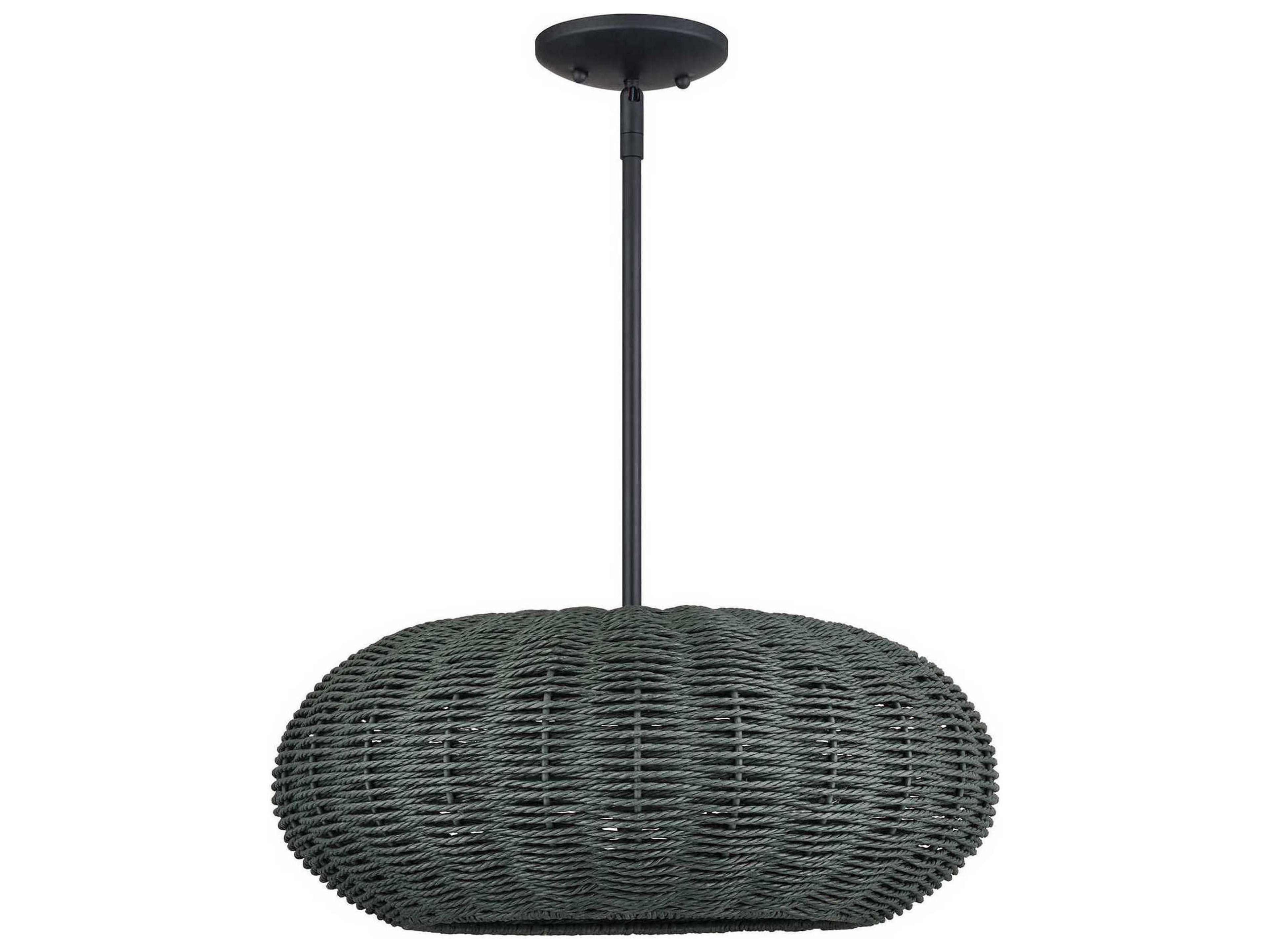 Livex Lighting Deluna 3-Light Black Globe Pendant