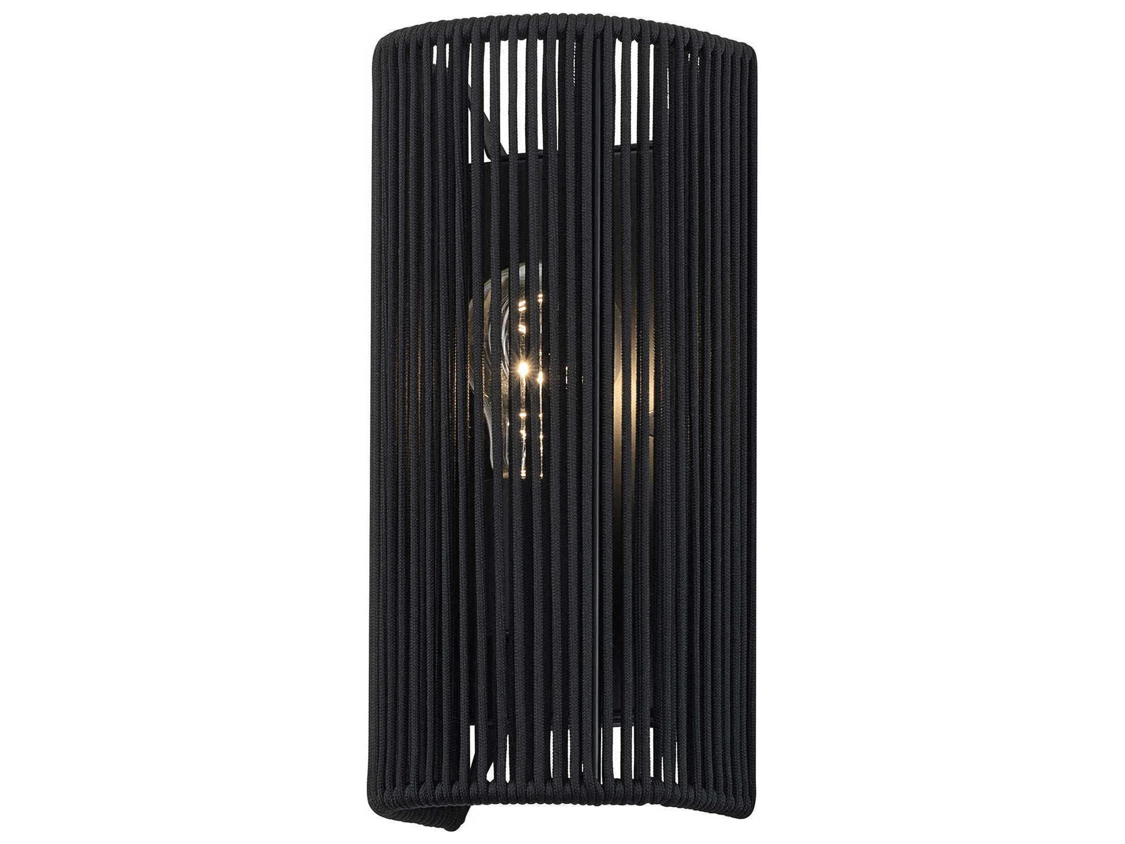 Livex Lighting Acordia 1-Light Black Wall Sconce