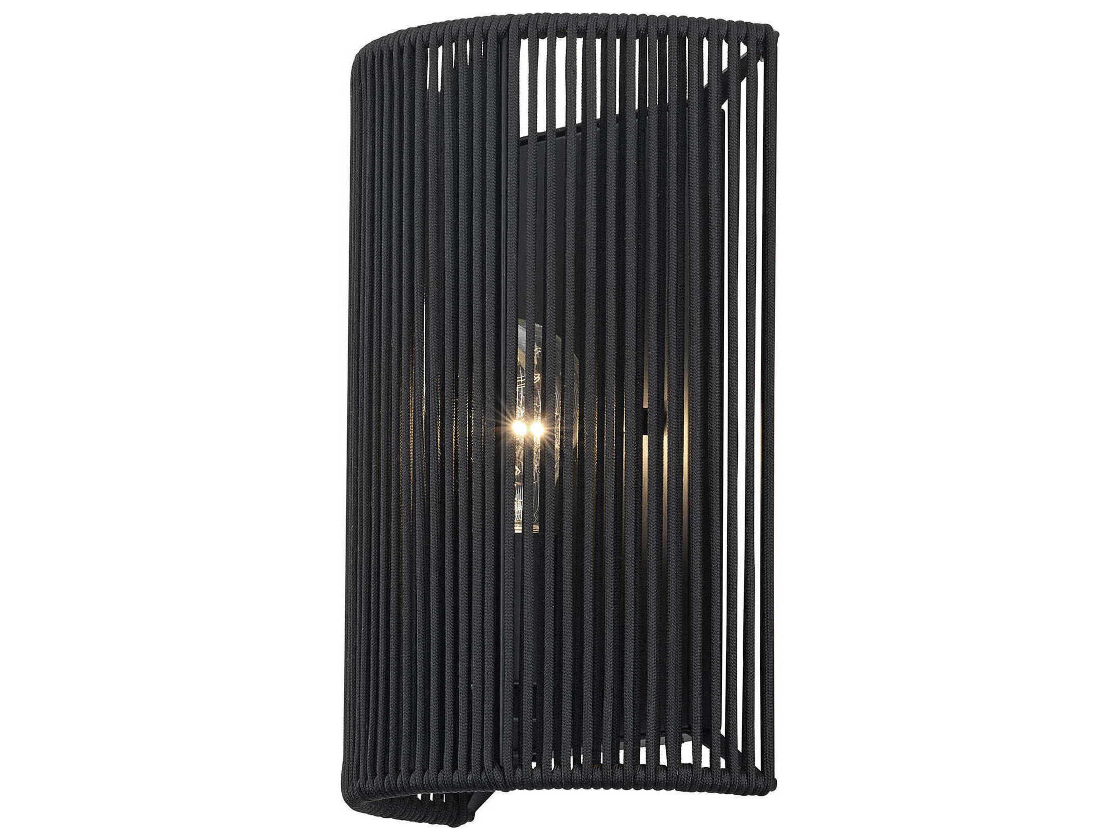 Livex Lighting Acordia 1-Light Black Wall Sconce