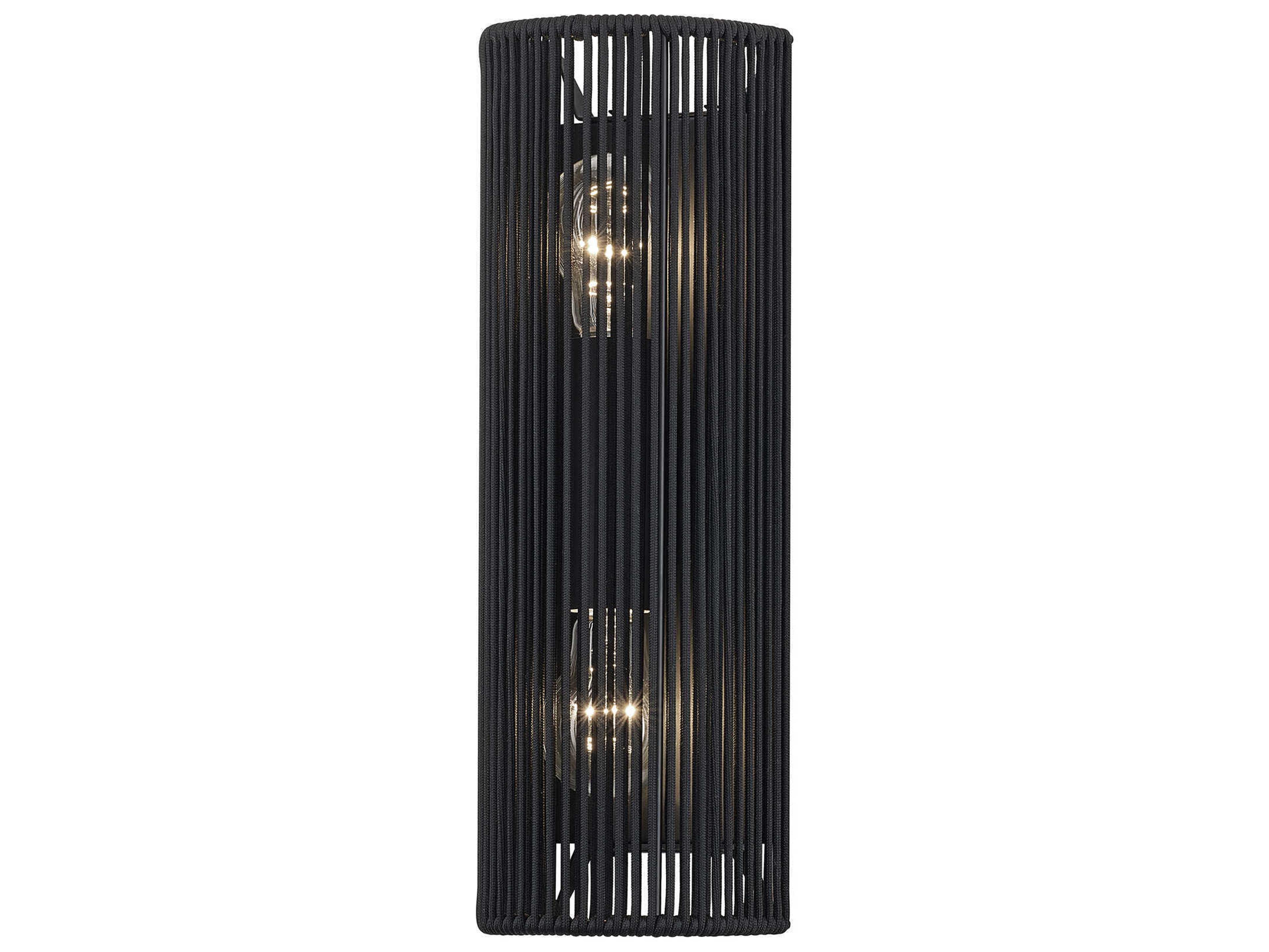 Livex Lighting Acordia 2-Light Black Wall Sconce