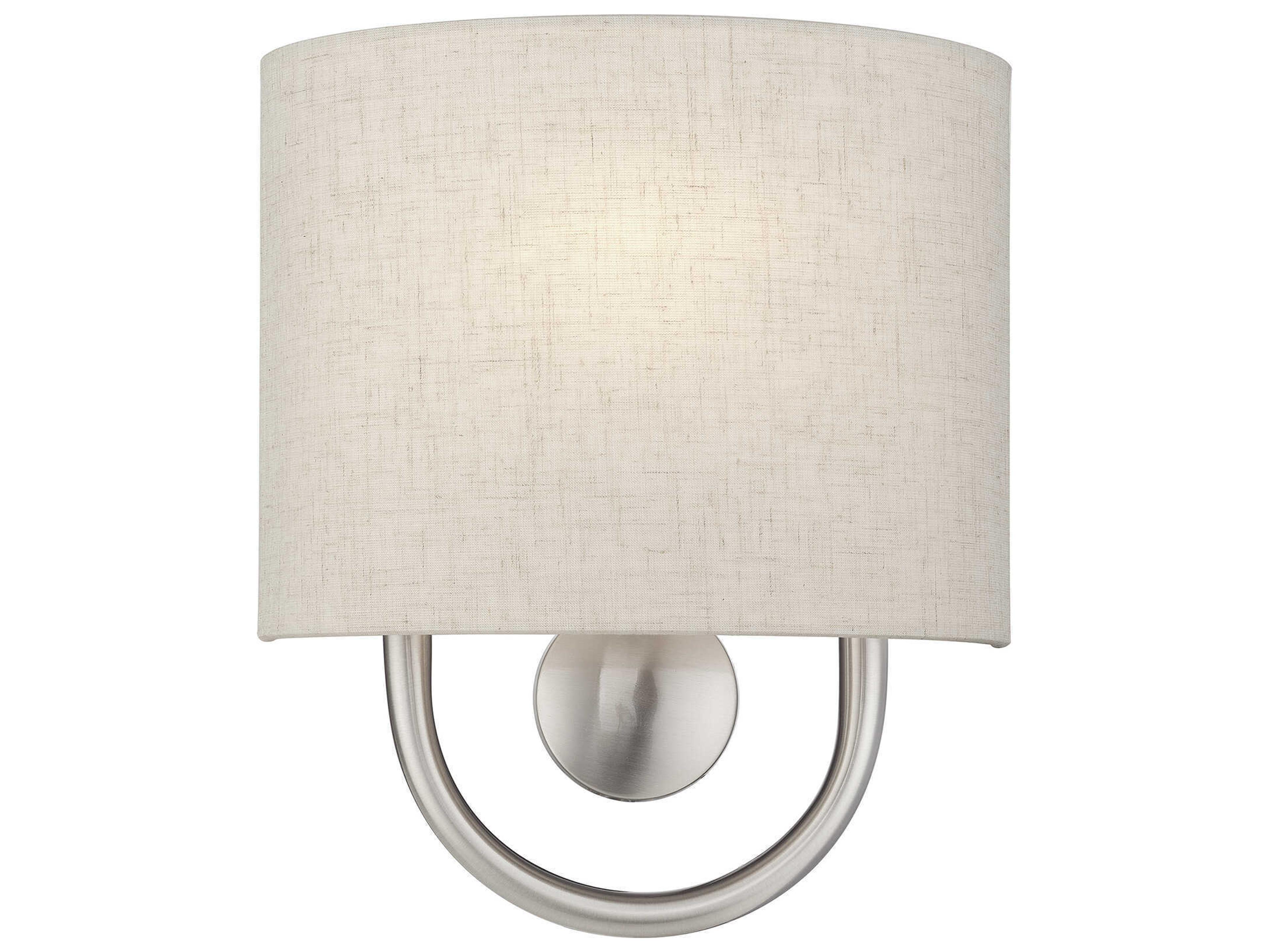 Livex Lighting Stratton 1-Light Brushed Nickel Wall Sconce