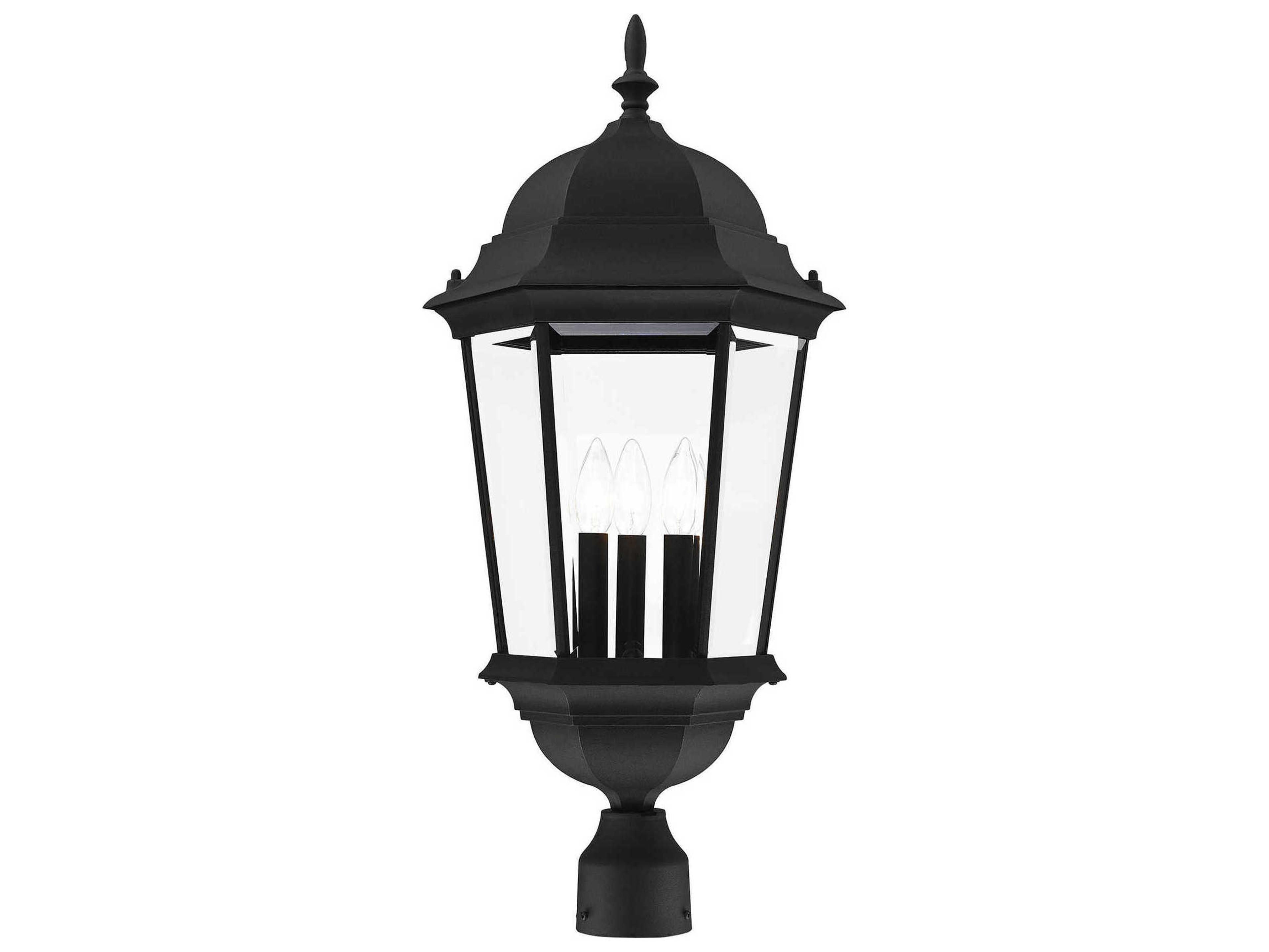 Livex Lighting Hamilton 3 - Light Outdoor Post Light