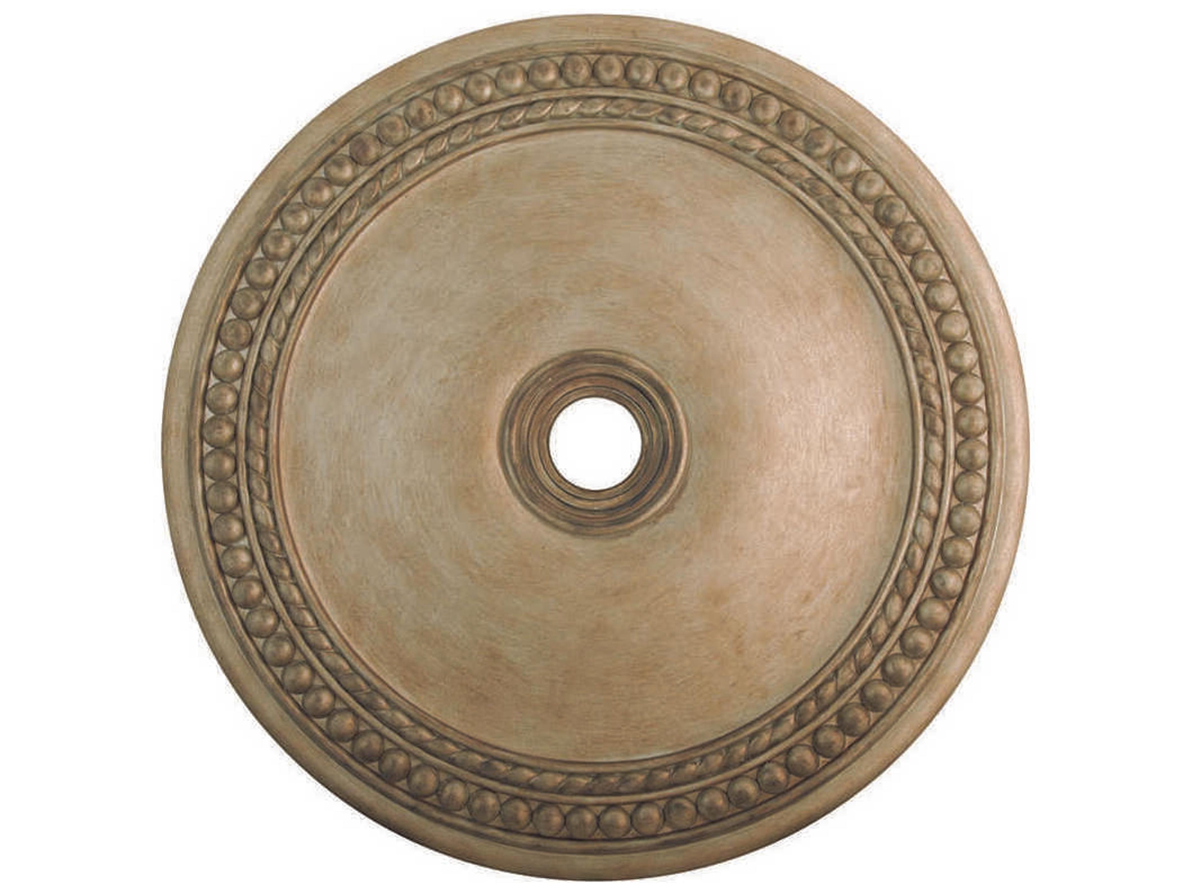 Livex Lighting Wingate Antique Silver Leaf 42" Ceiling Medallion