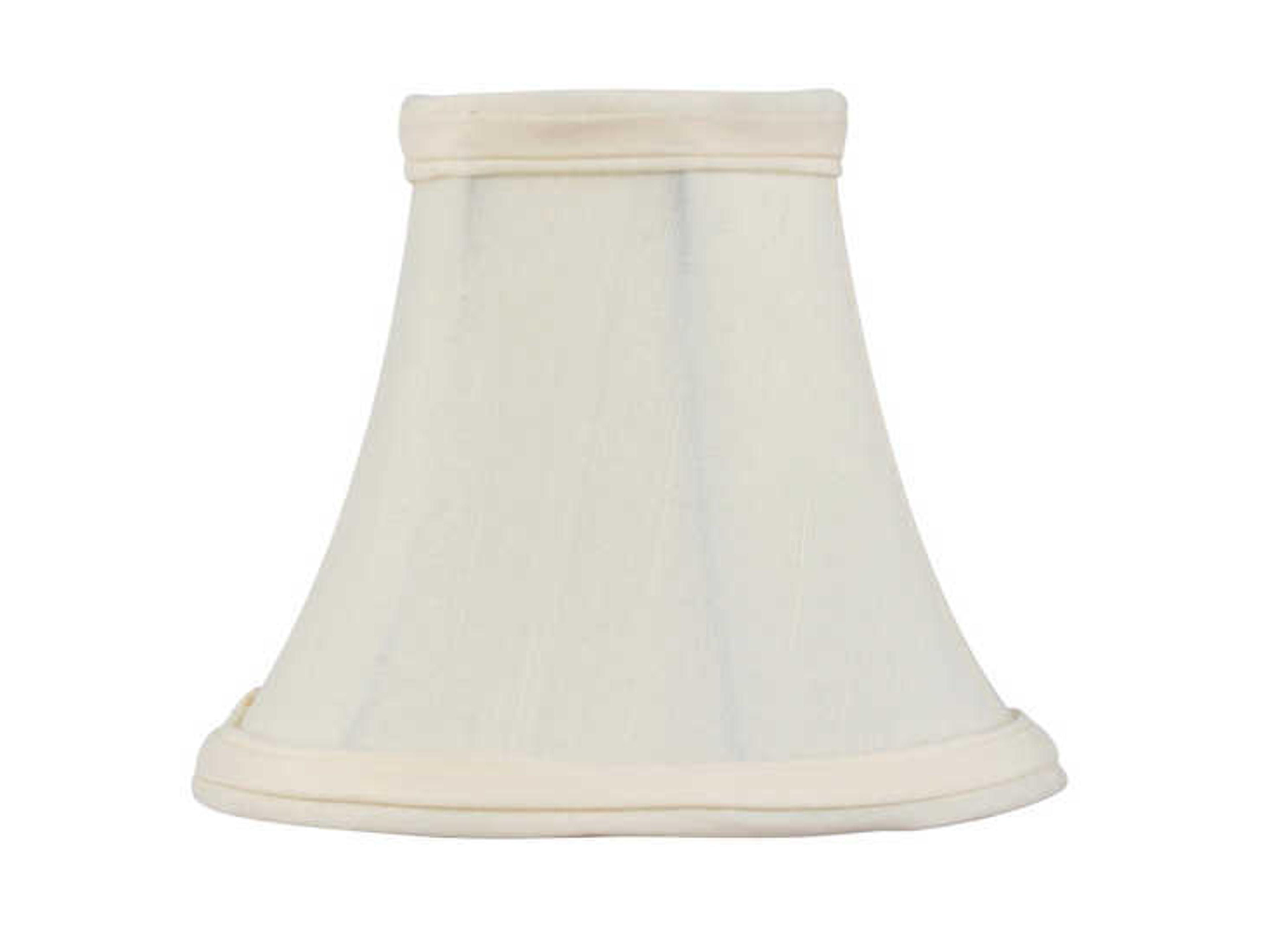 Livex Lighting Off White Silk Bell Clip Shade