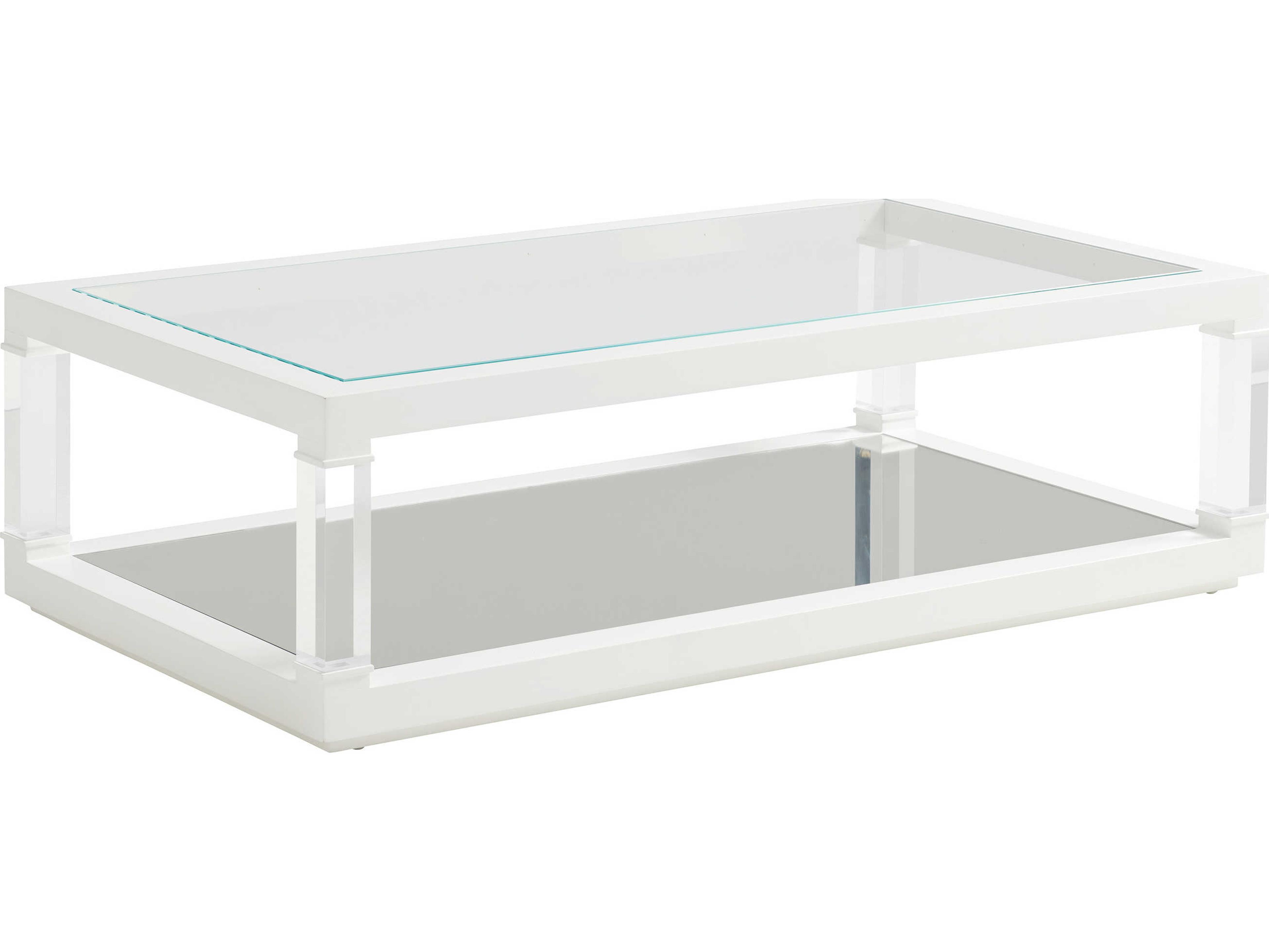 Lexington Avondale Rectangular Glass Coffee Table