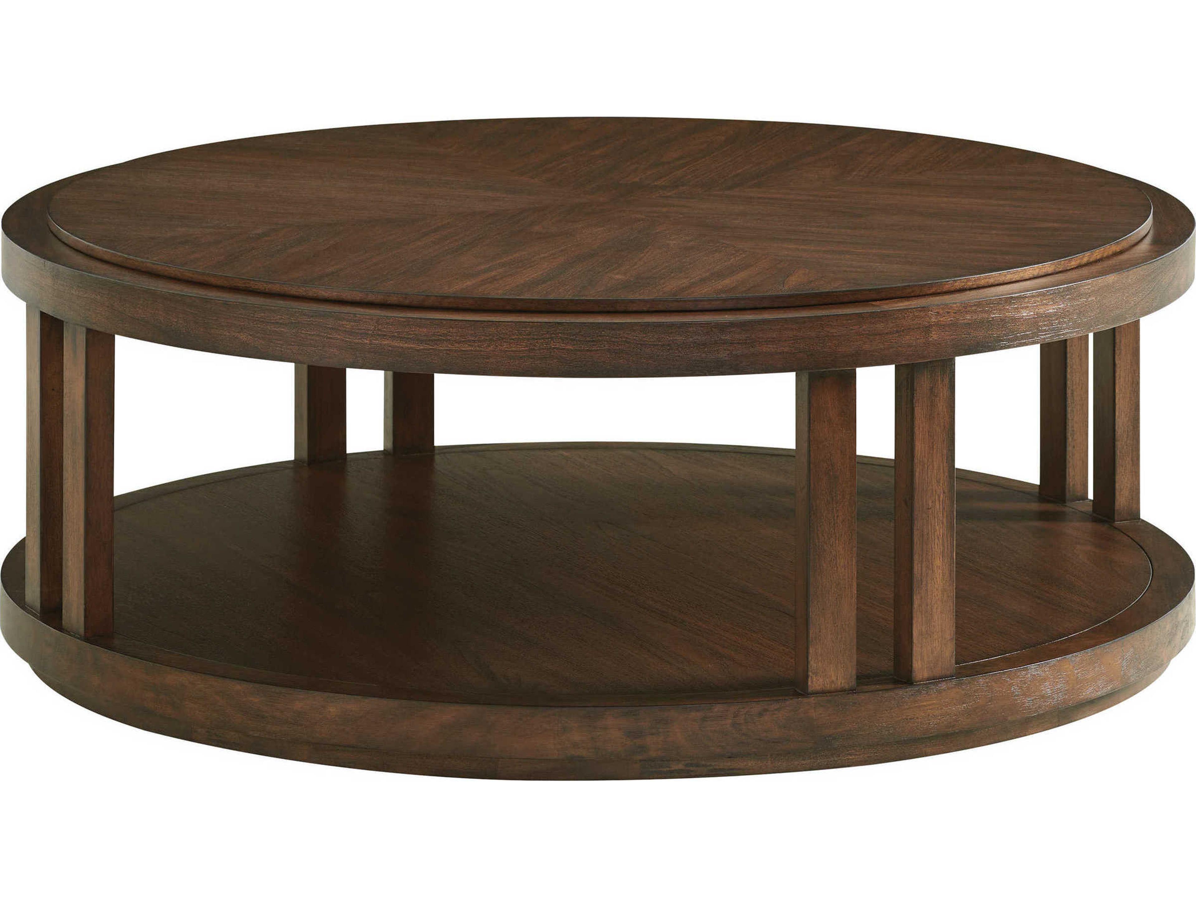 Lexington Silverado Round Wood Walnut Coffee Table