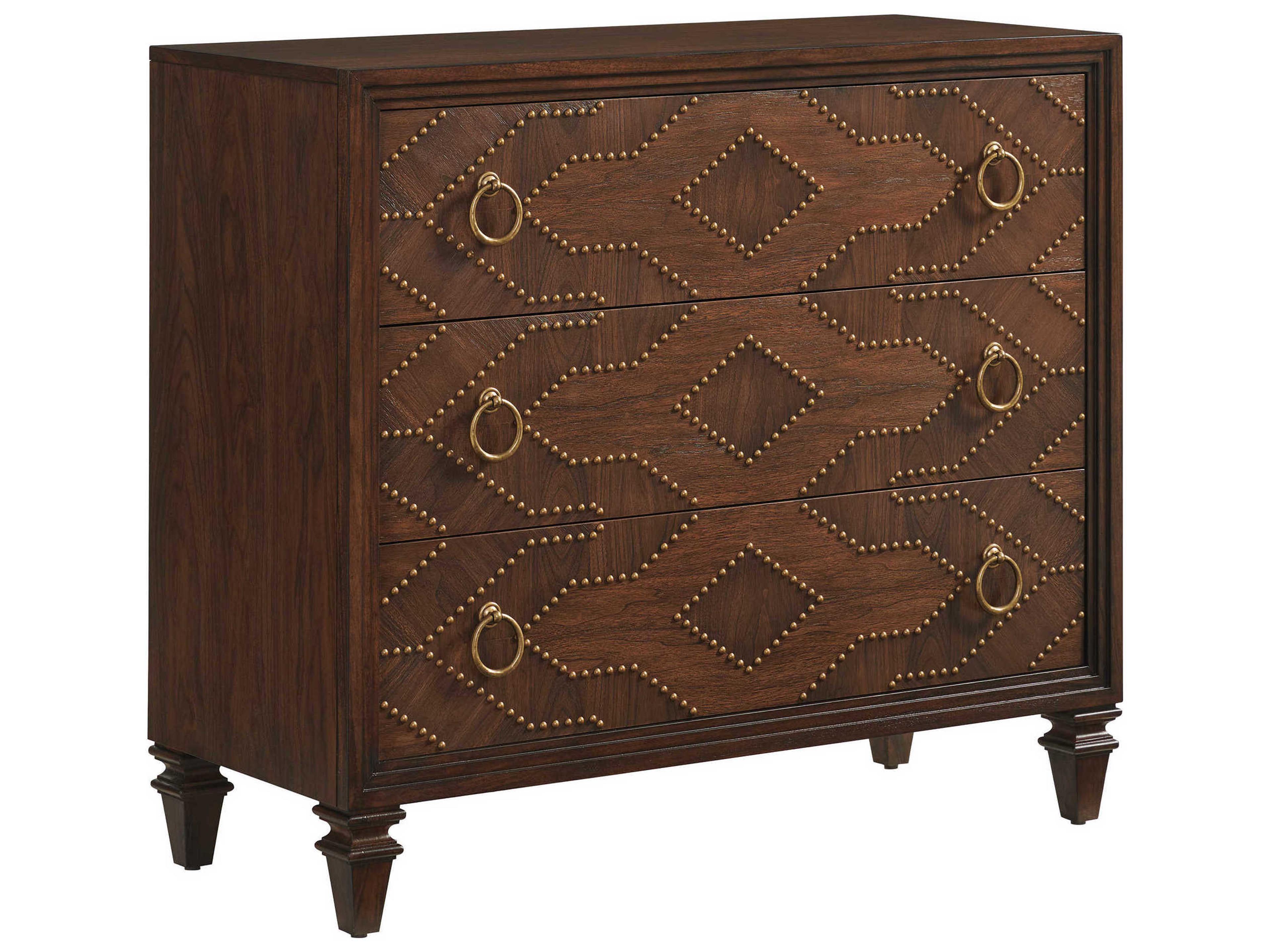 Lexington Silverado Walnut Brown Wood Accent Chest